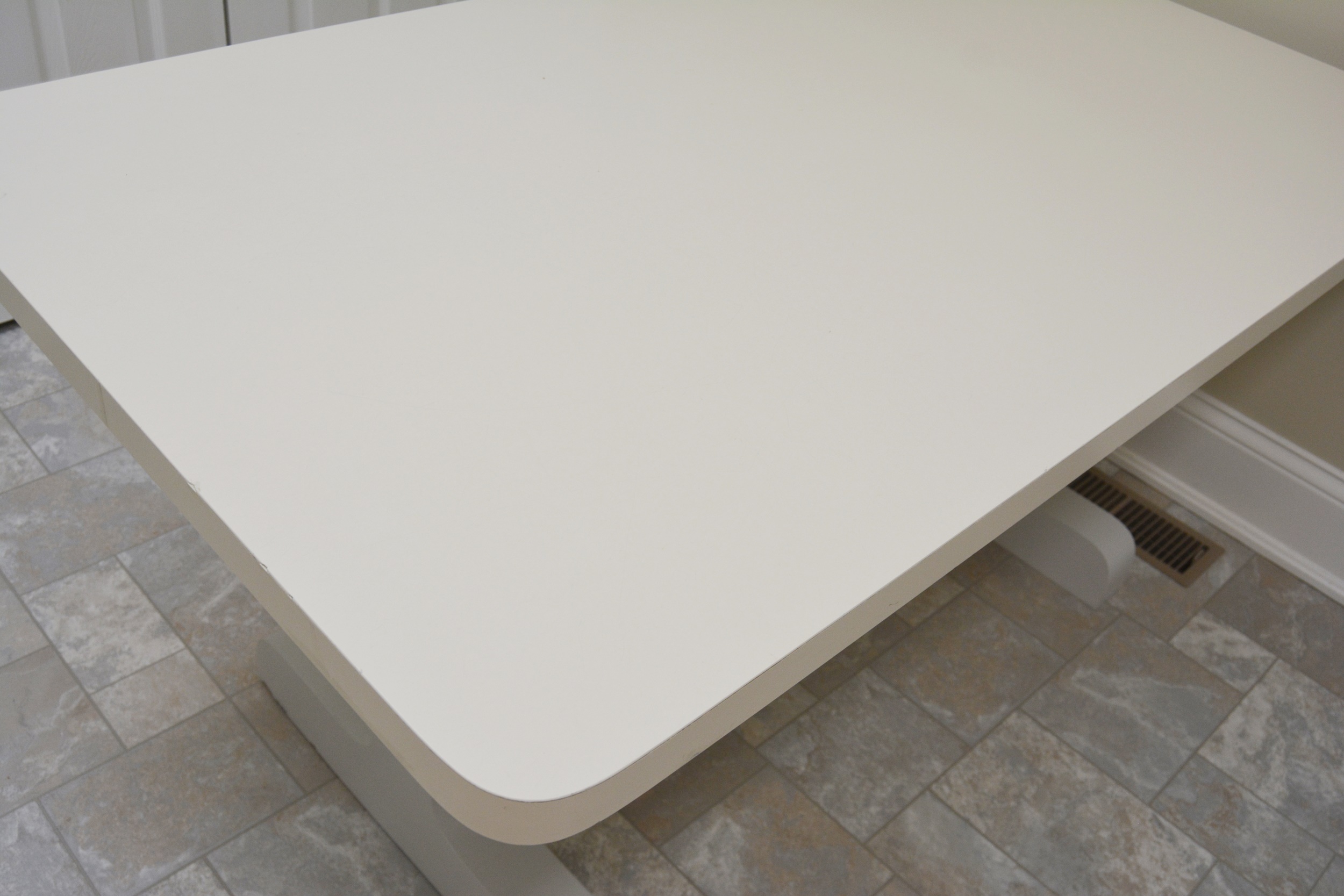 White Laminate Table