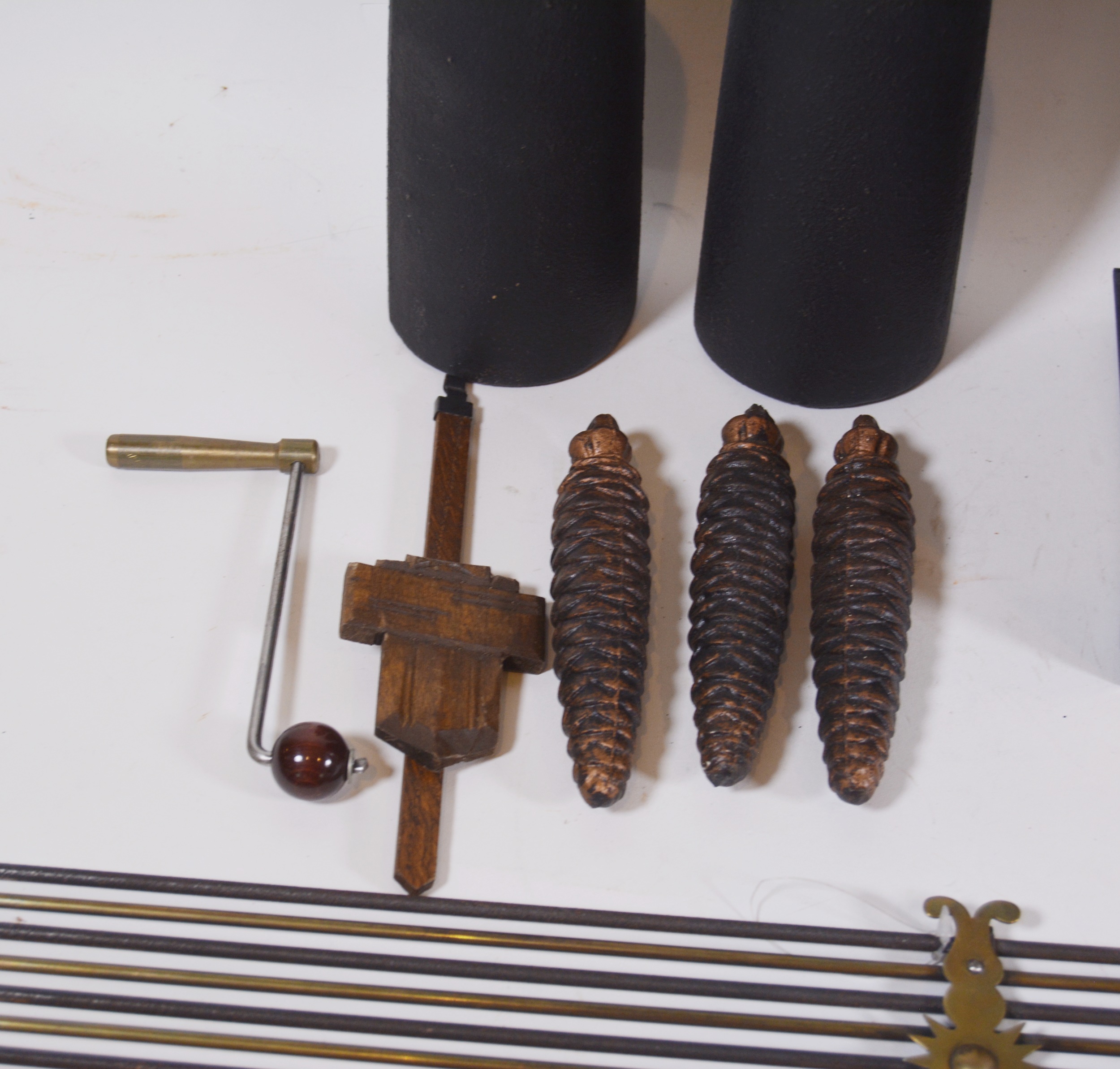 Recorbet à St. Just Brass Pendulum Wall Clock