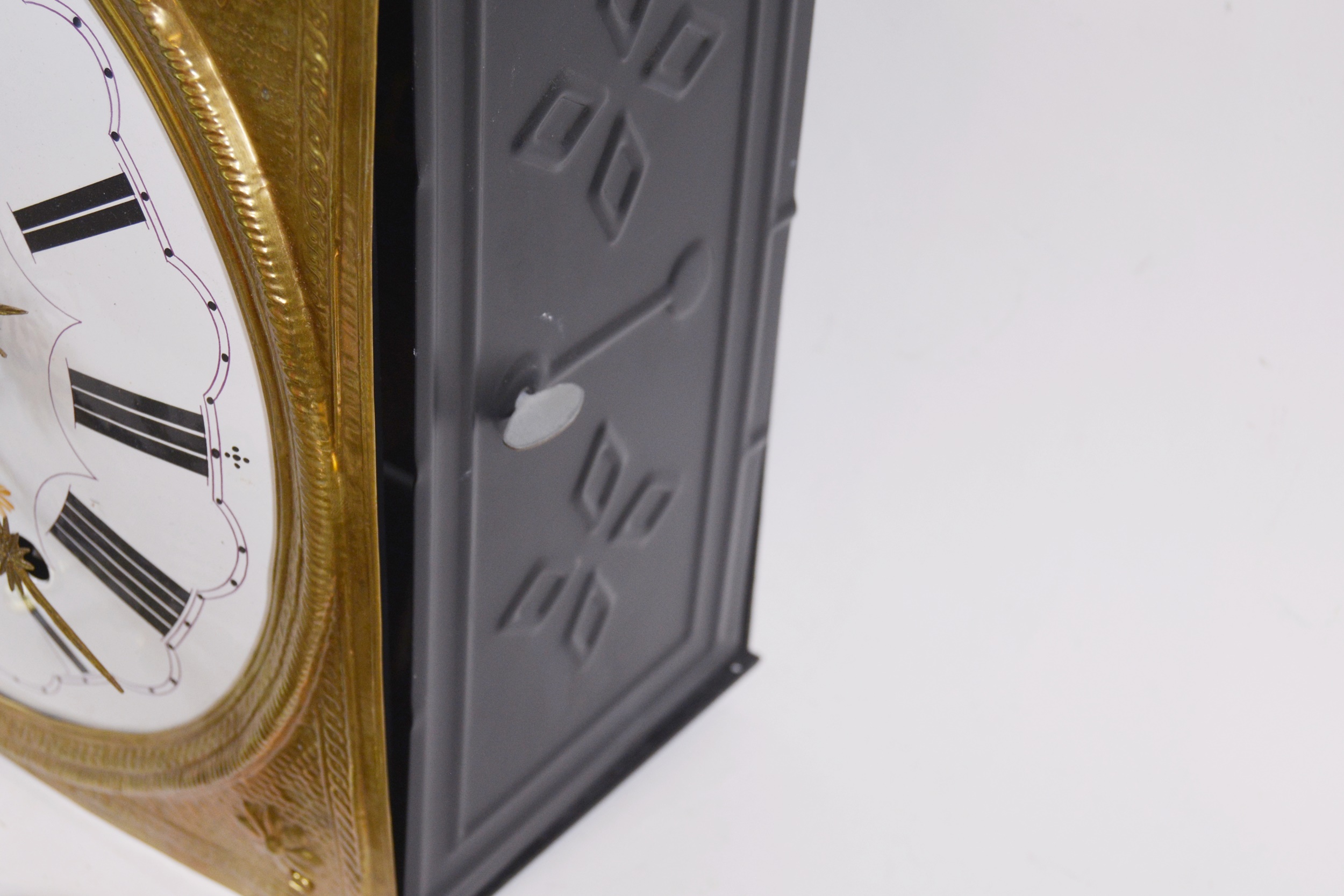 Recorbet à St. Just Brass Pendulum Wall Clock
