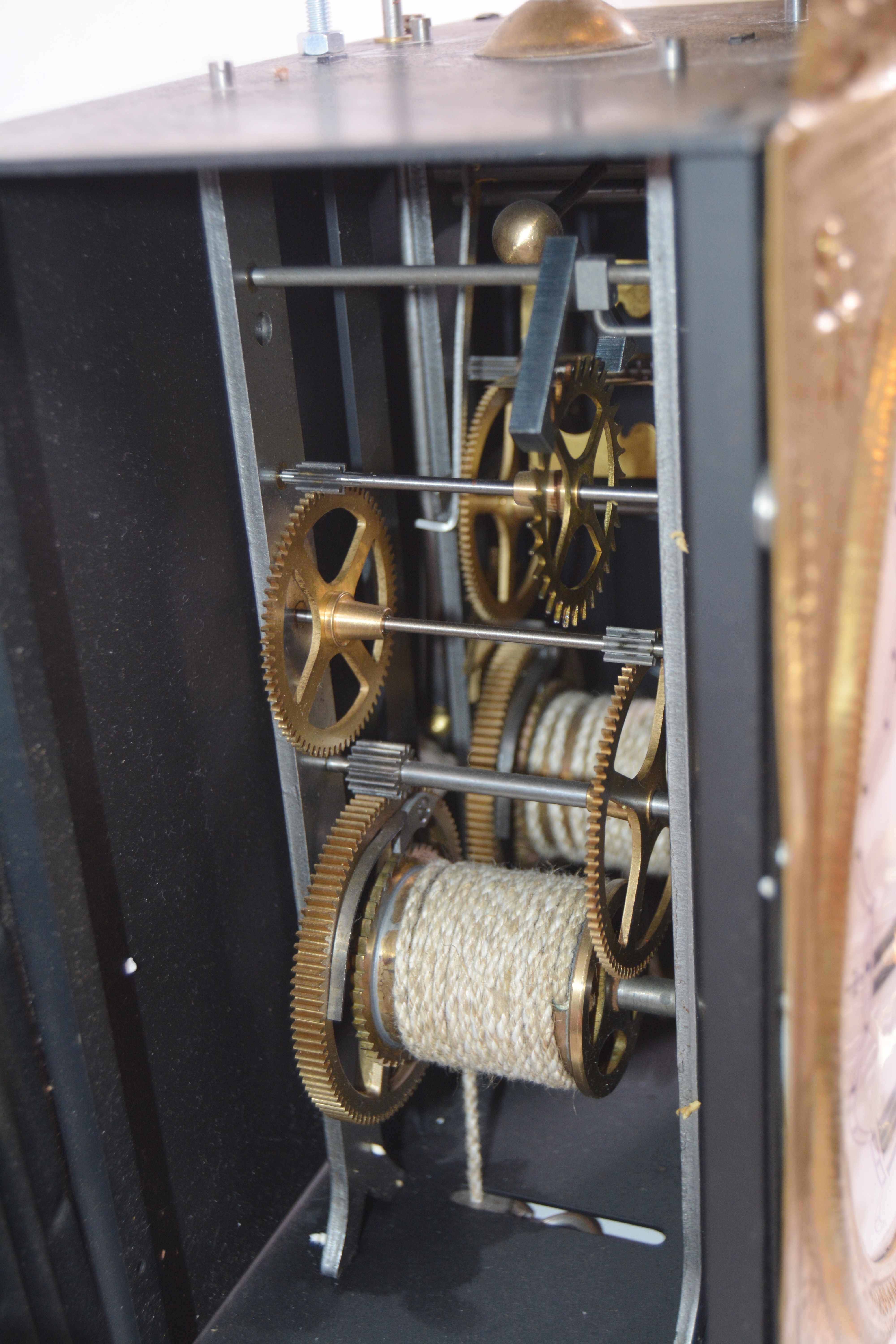 Recorbet à St. Just Brass Pendulum Wall Clock