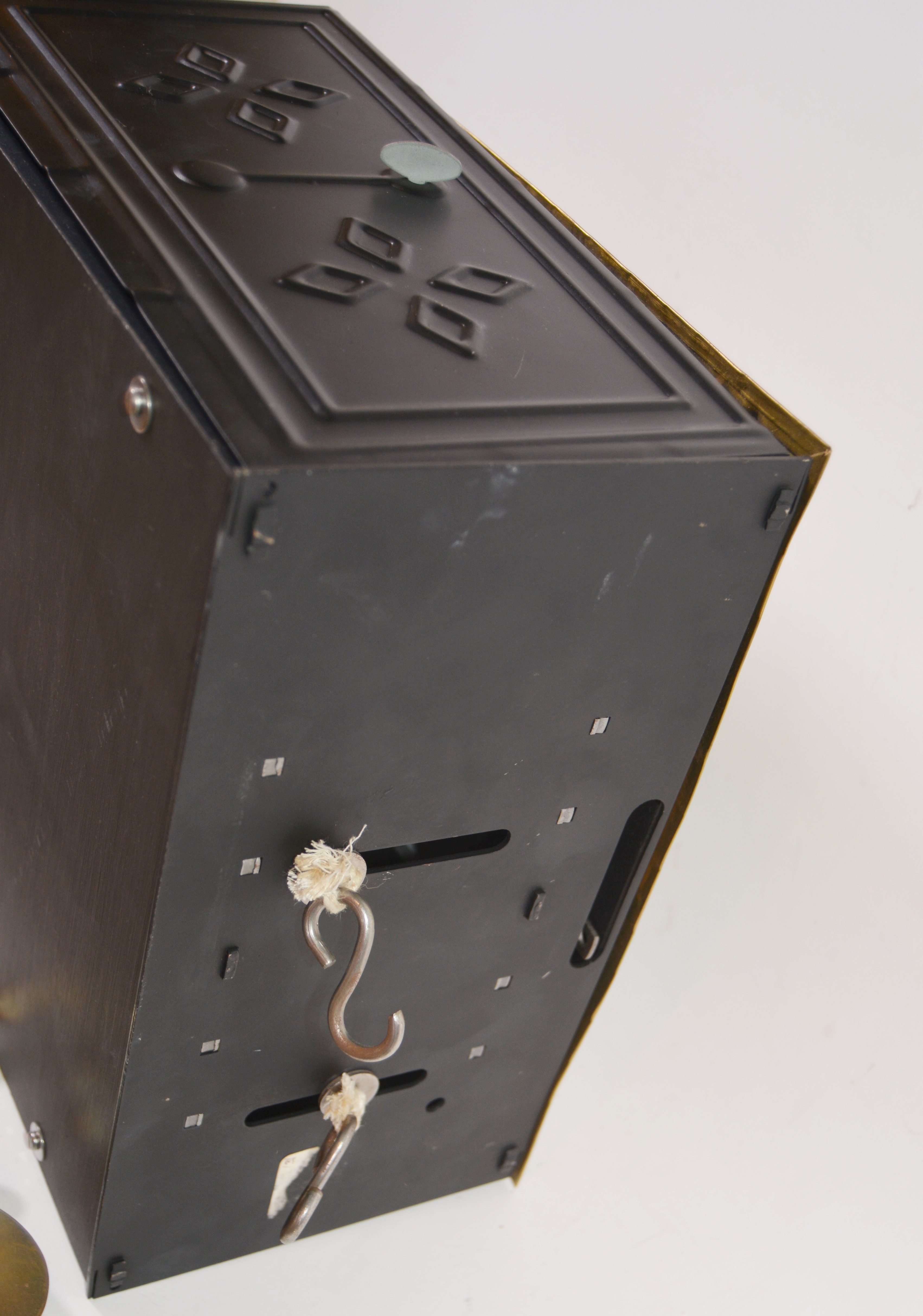 Recorbet à St. Just Brass Pendulum Wall Clock