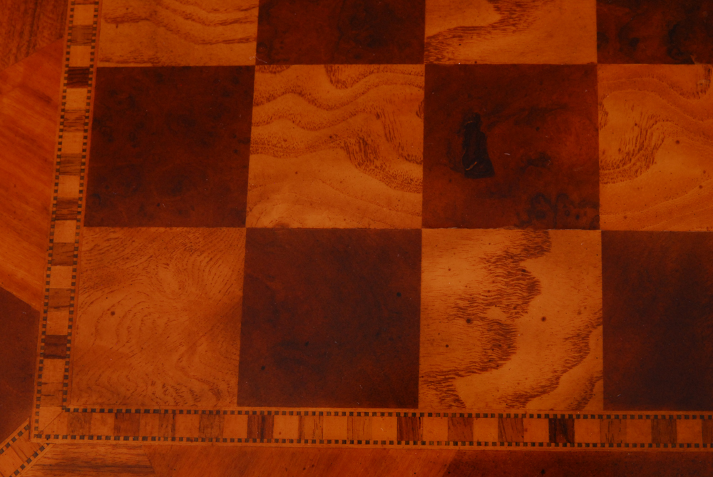 Maitland-Smith Inlaid Game Table