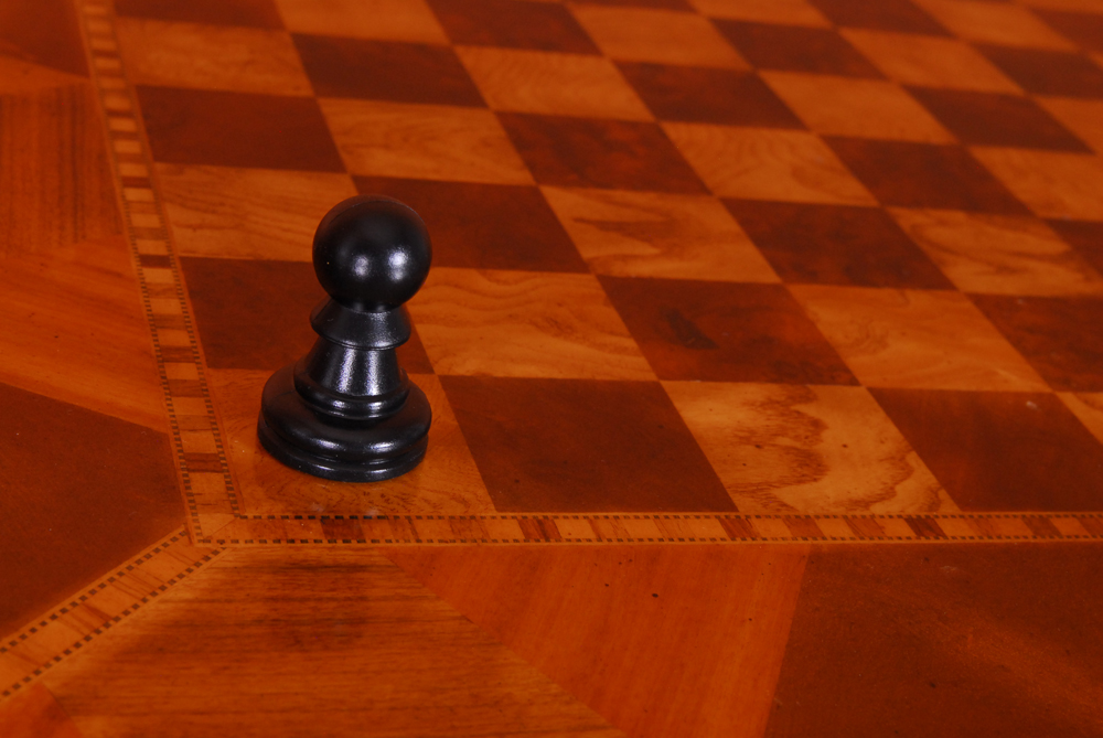 Maitland-Smith Inlaid Game Table