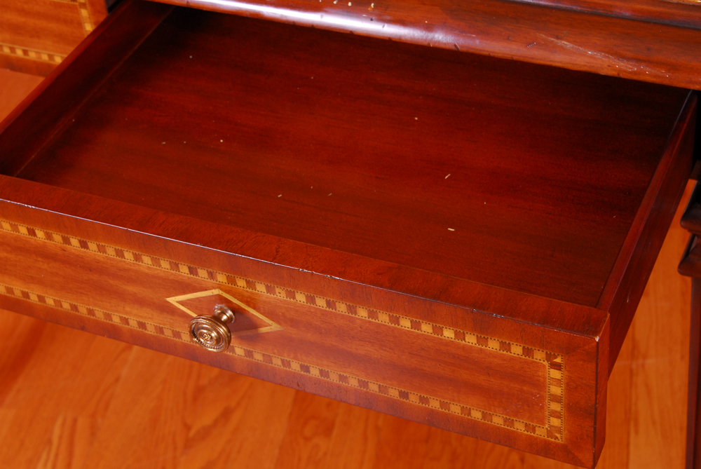 Maitland-Smith Inlaid Game Table