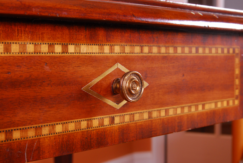 Maitland-Smith Inlaid Game Table