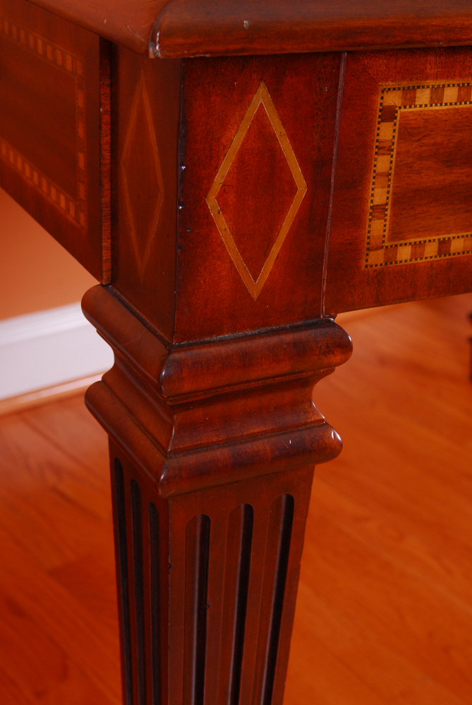 Maitland-Smith Inlaid Game Table