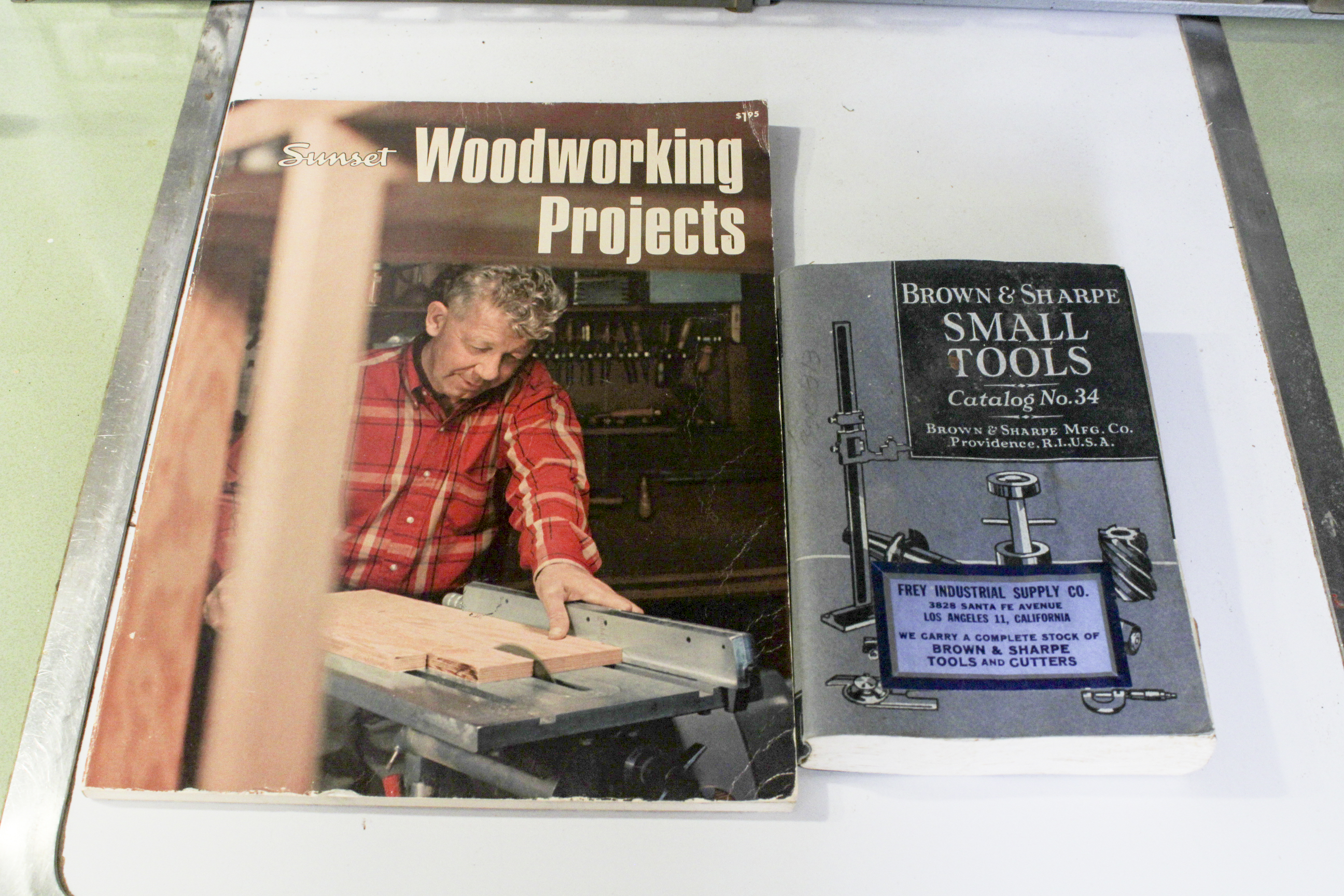 Vintage Machinist Tool Chest by H. Gerstner & Sons and Tool Books