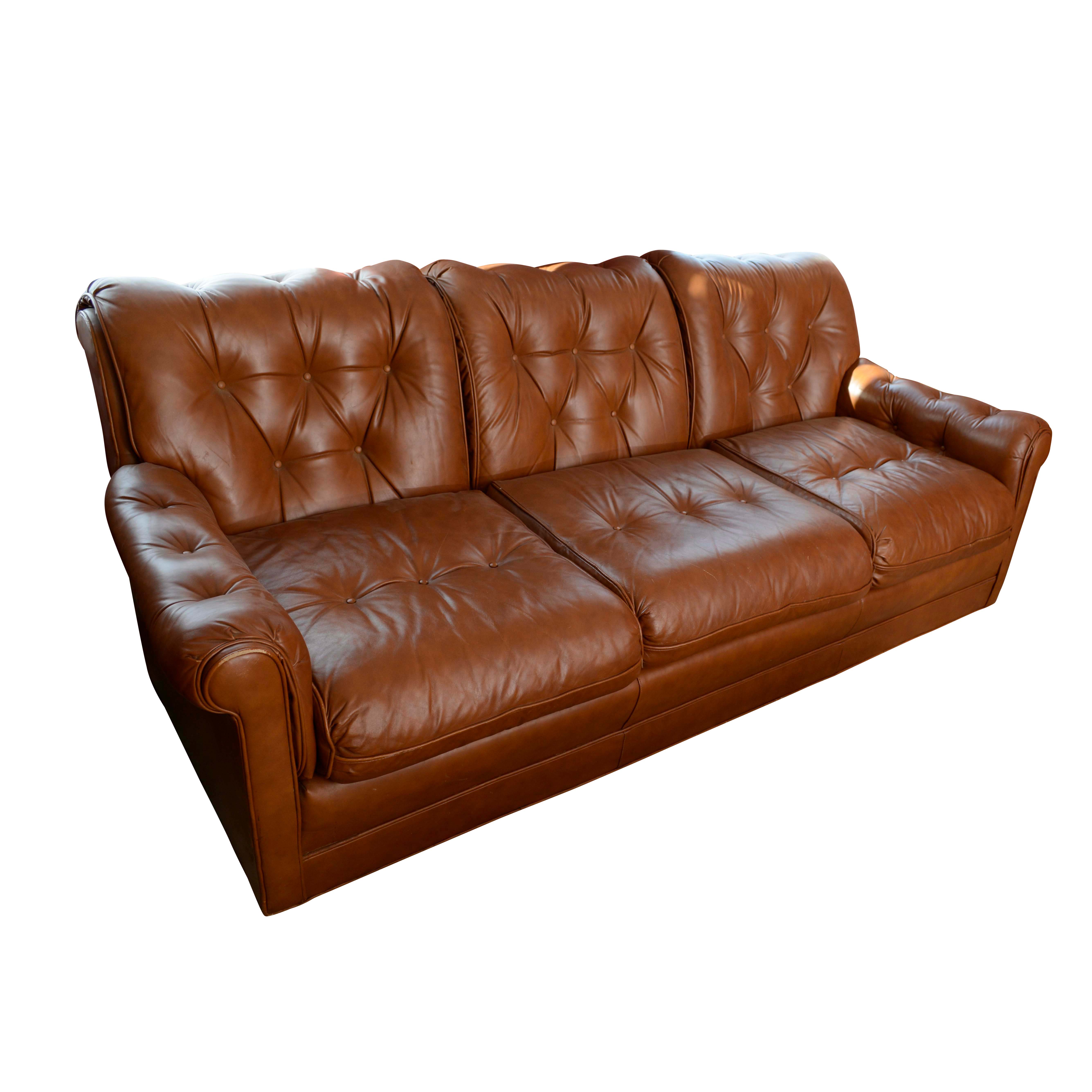 Leather Sofa by Hickory Tavern Furniture
