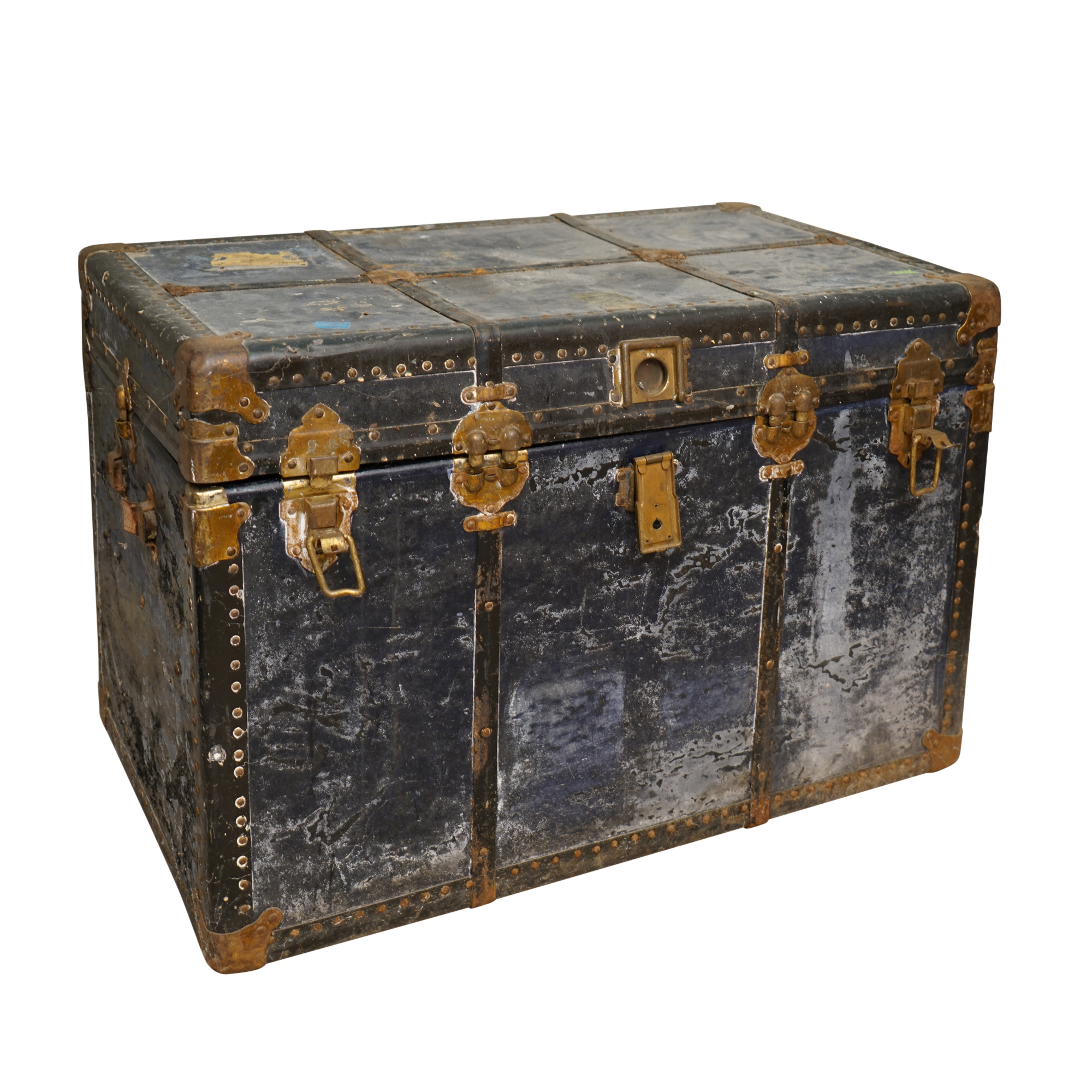 Vintage L. Bamberger & Co. "Neverbreak" Steamer Trunk