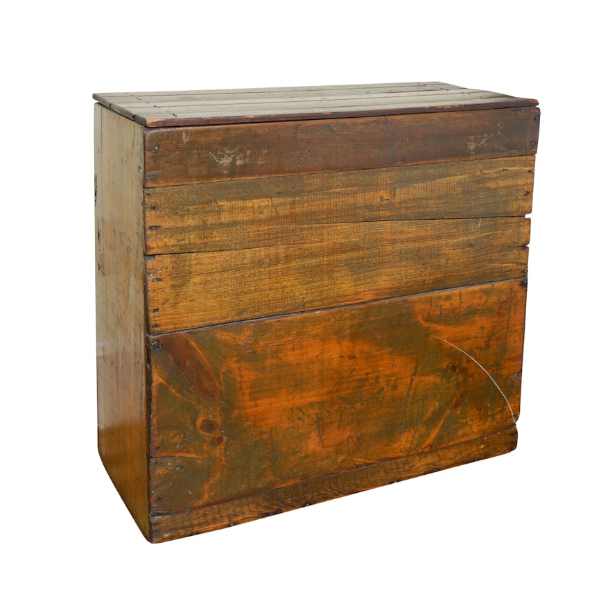 Antique Shoe Shipping Crate
