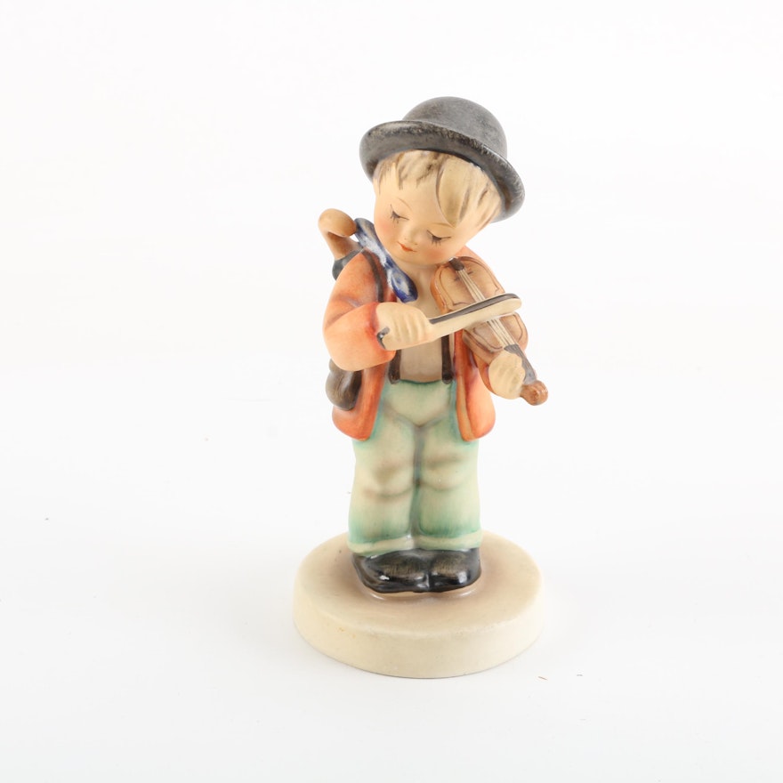 Goebel Hummel TMK-2 "Little Fiddler" Porcelain Figurine