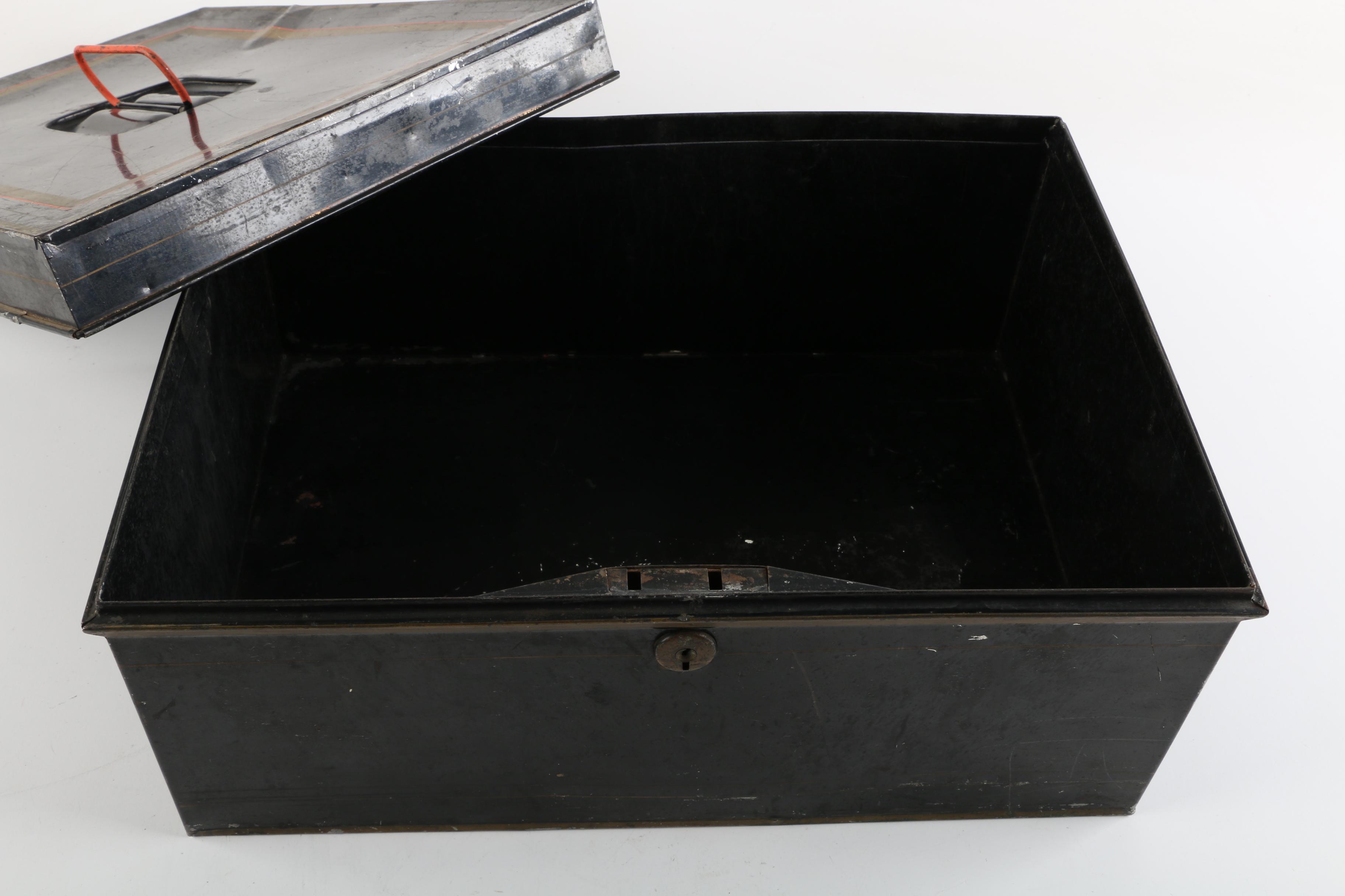 Vintage Metal Document Box