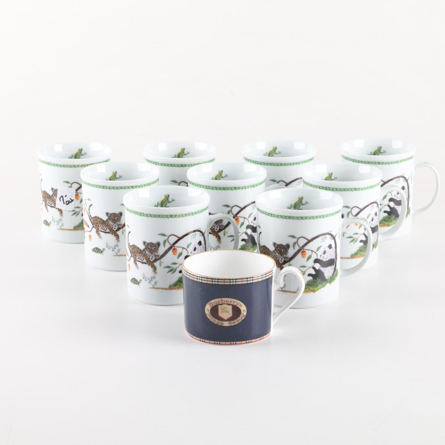 Chase "Jungle Party" Mugs Featuring with Burberrys of London Cup