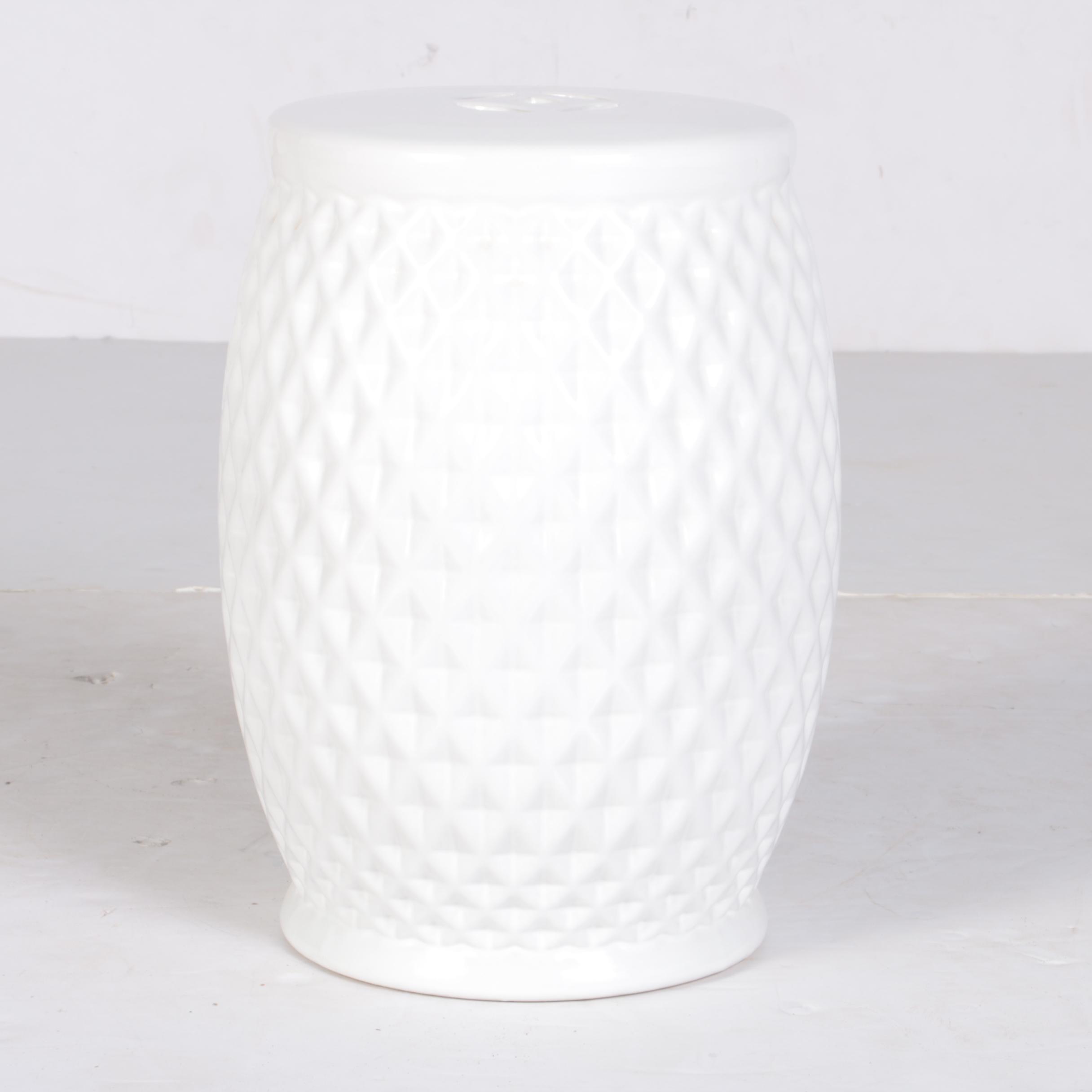 White Ceramic Stand