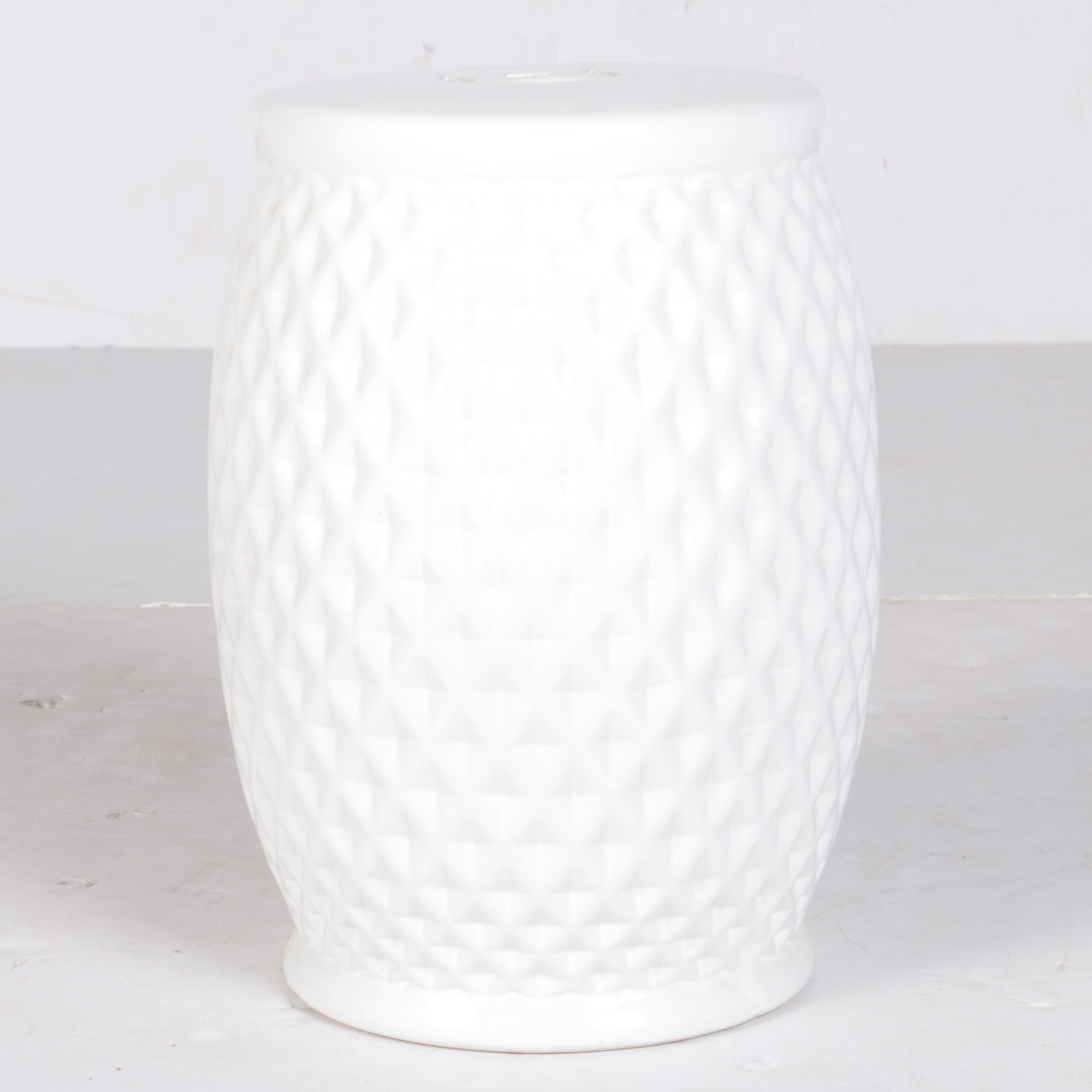White Ceramic Stand