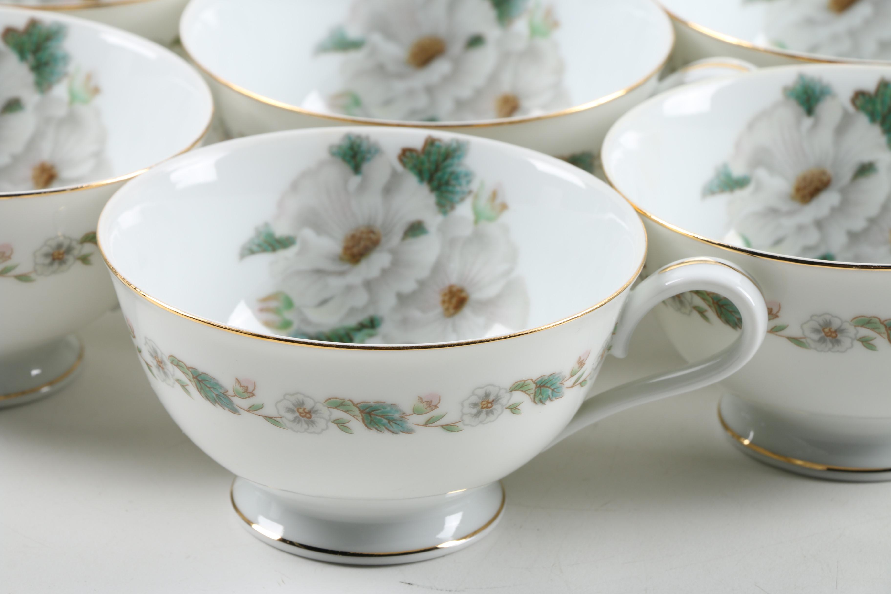 Noritake Nippon Toki Kaisha RC White Floral Tableware 1924-35