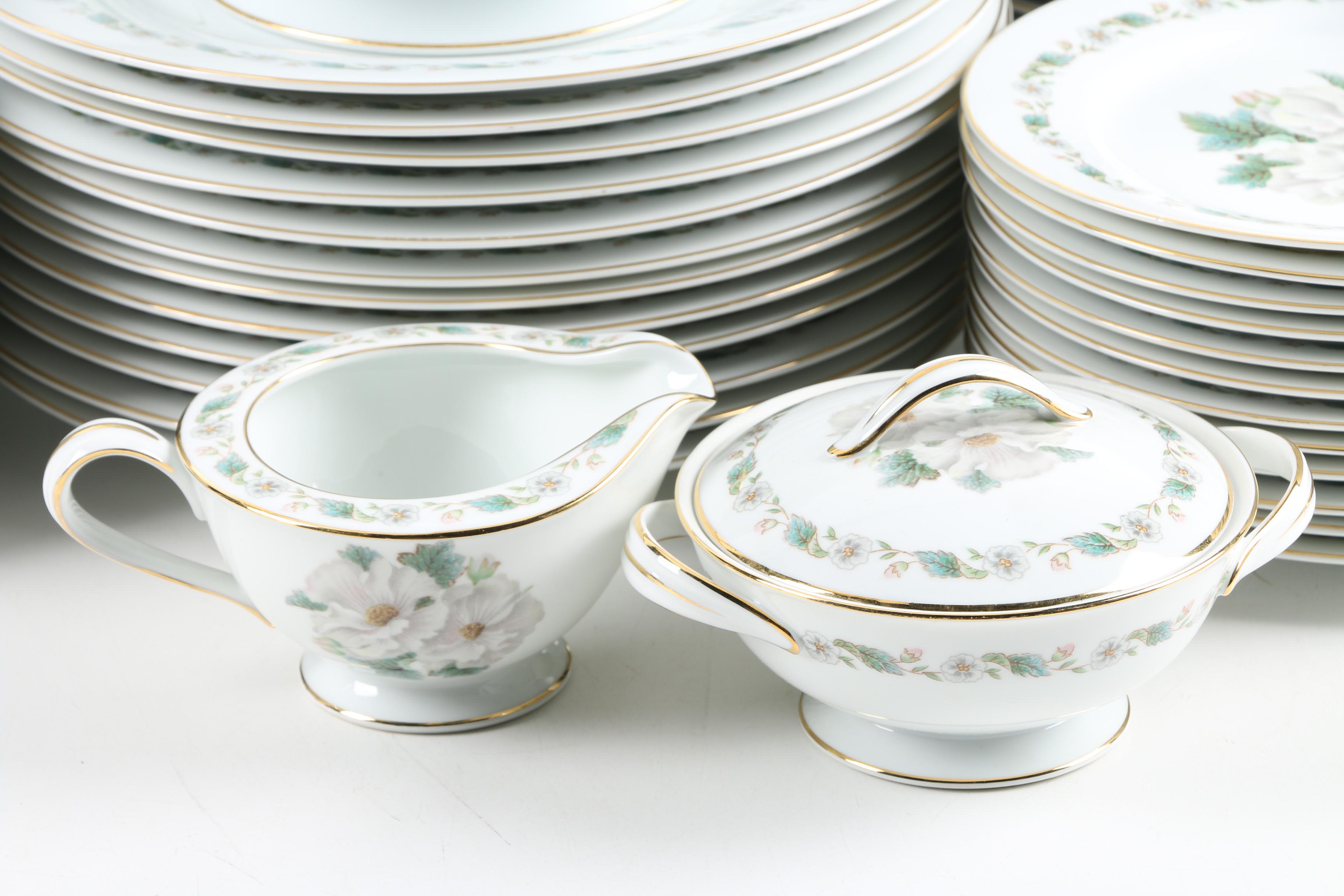 Noritake Nippon Toki Kaisha RC White Floral Tableware 1924-35