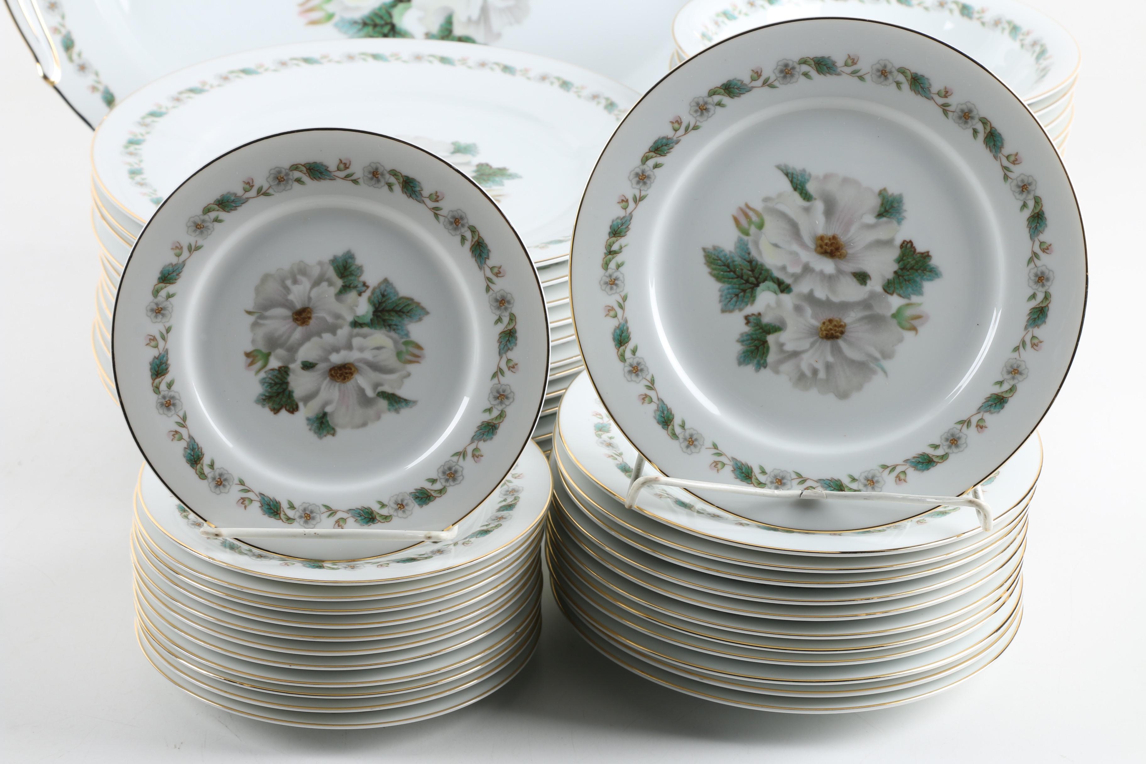 Noritake Nippon Toki Kaisha RC White Floral Tableware 1924-35