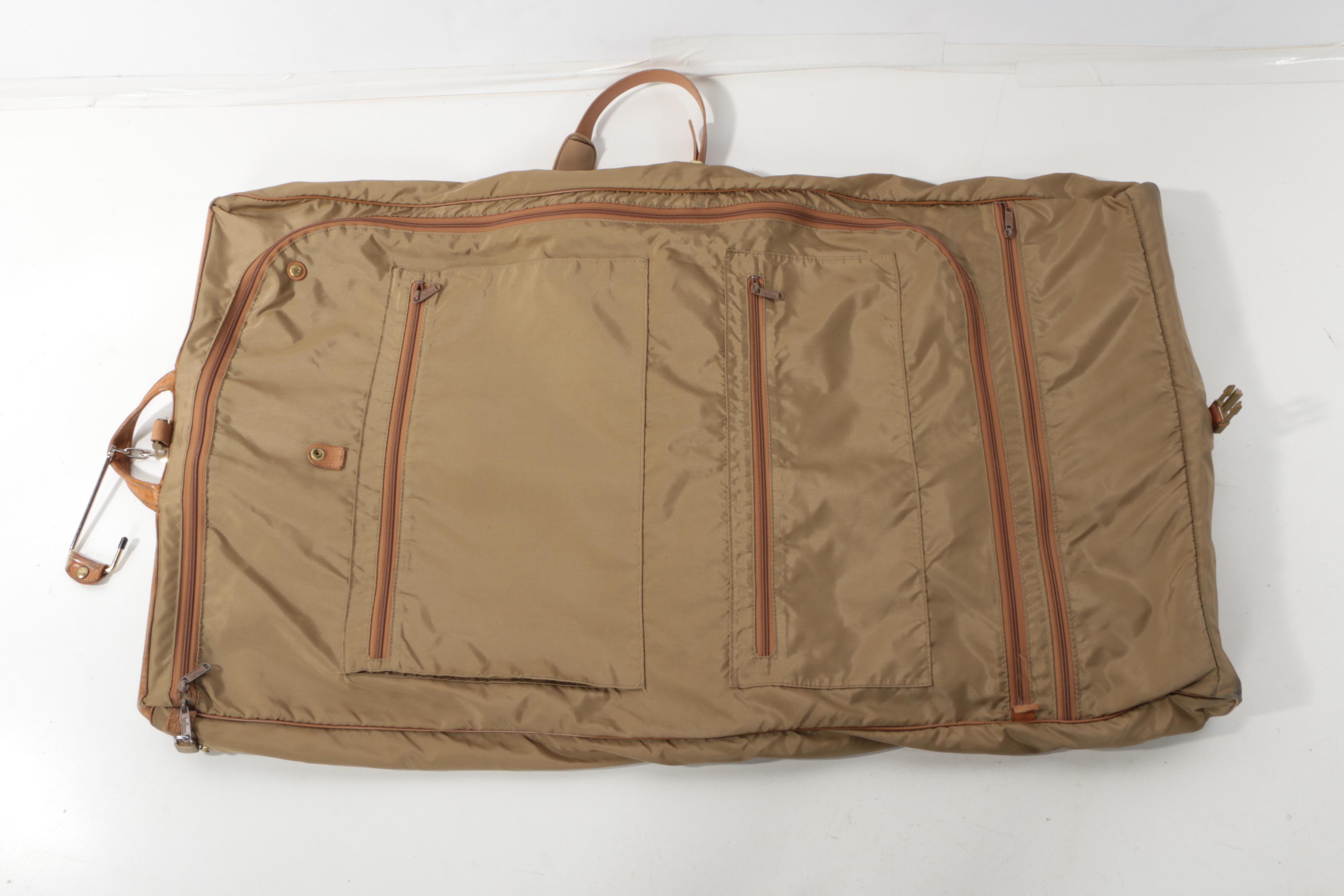 Vintage Hartmann Nylon and Leather Garment Bag