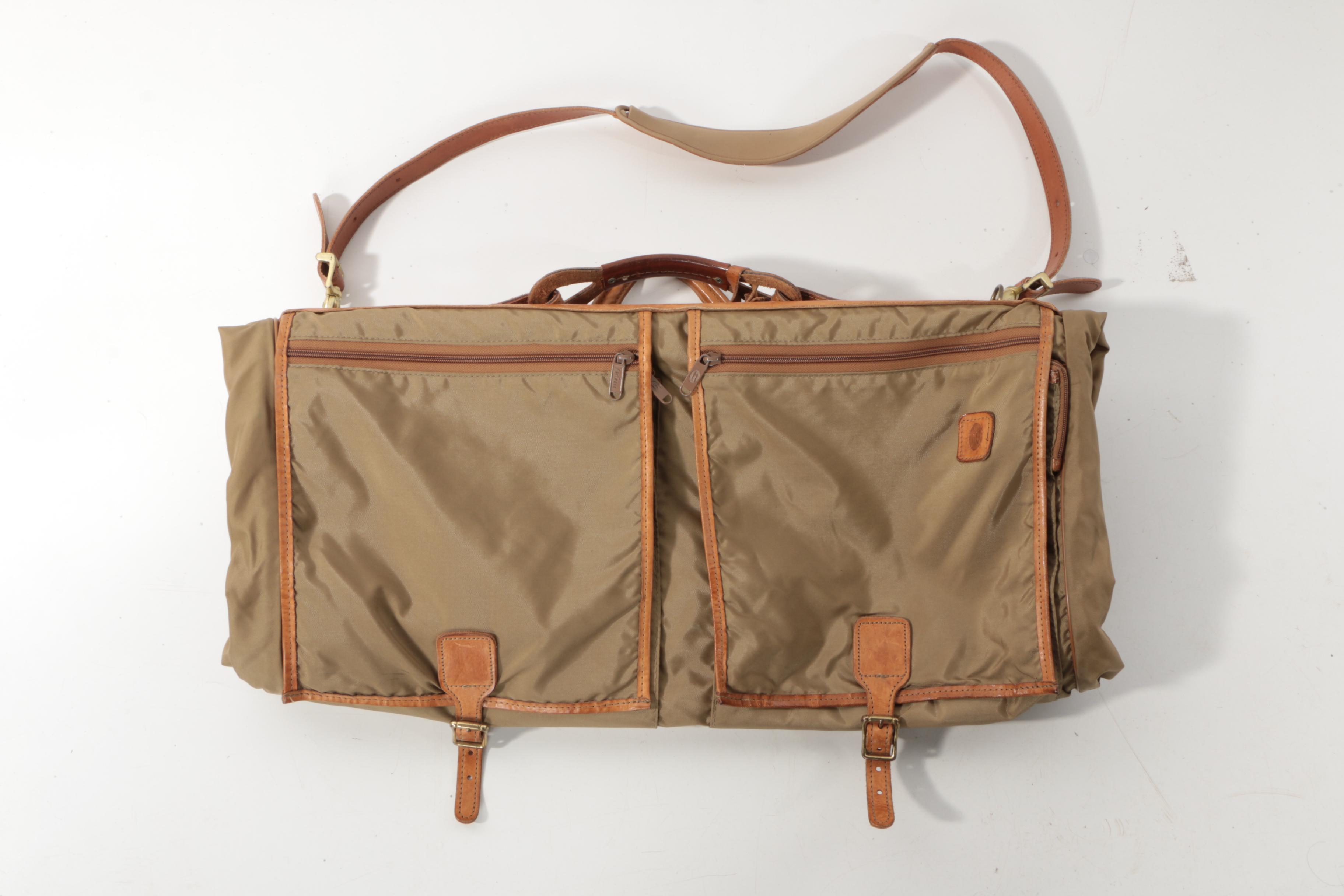 Vintage Hartmann Nylon and Leather Garment Bag