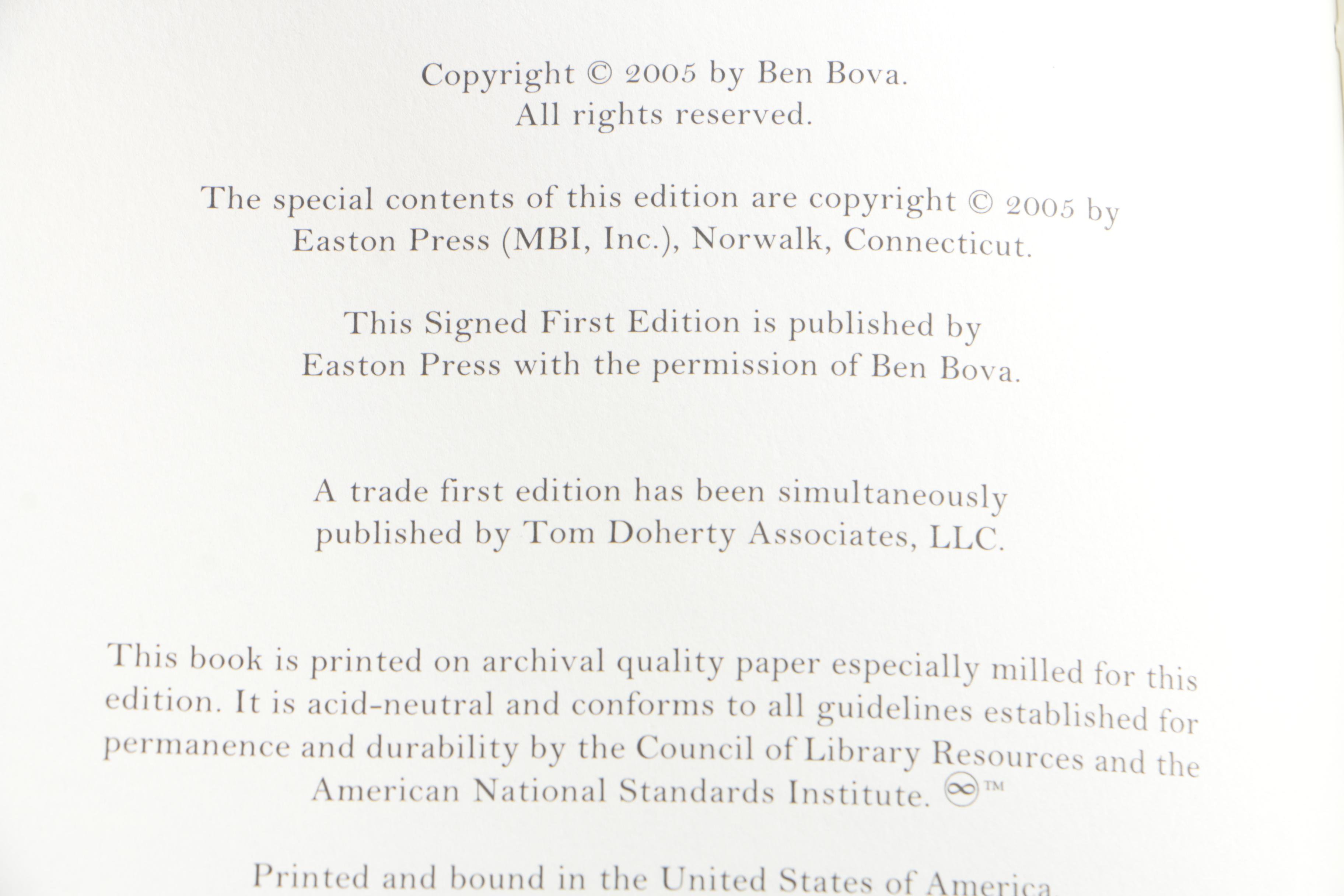 Easton Press Signed Leather Bound Books with "The Last Centurion" by John Ringo