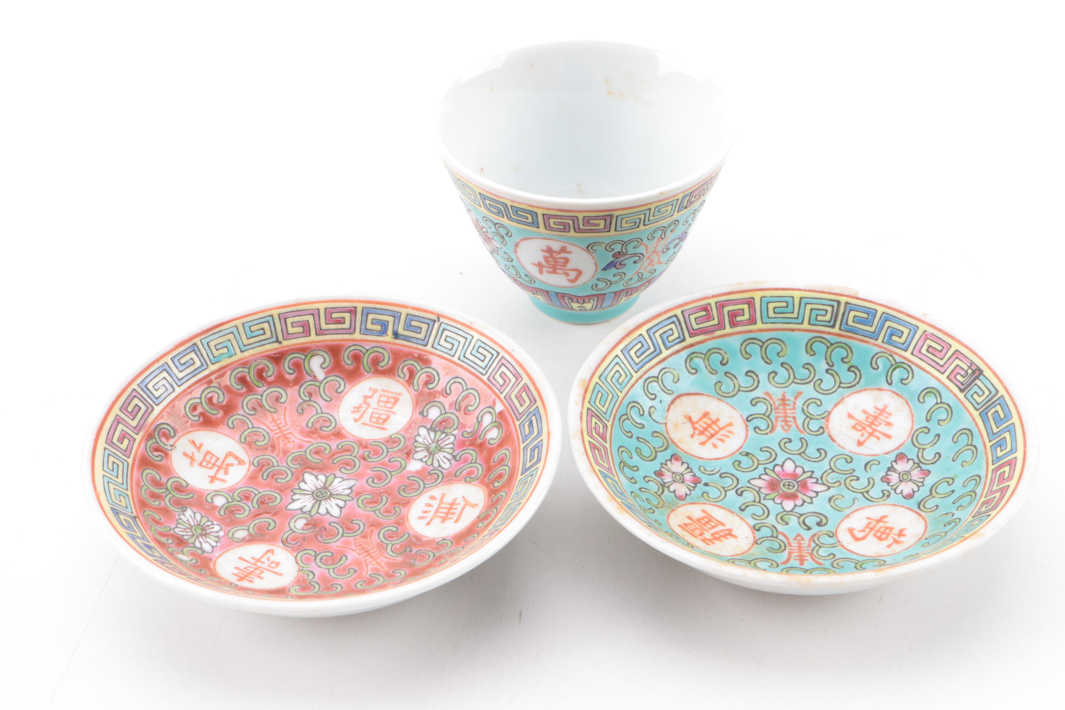 Decorative Tableware Including Gmundner Keramik Faience Pitcher