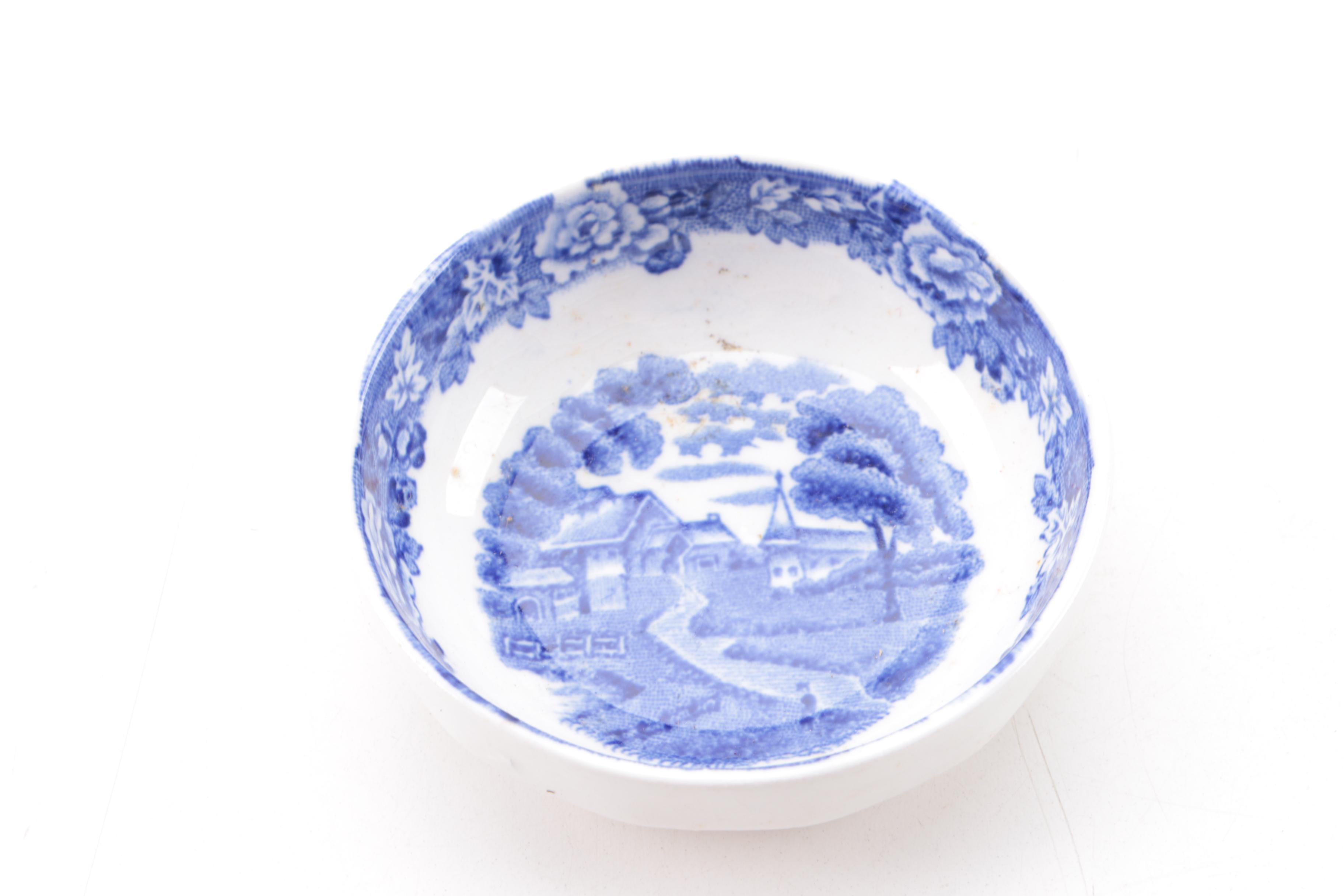 Decorative Tableware Including Gmundner Keramik Faience Pitcher