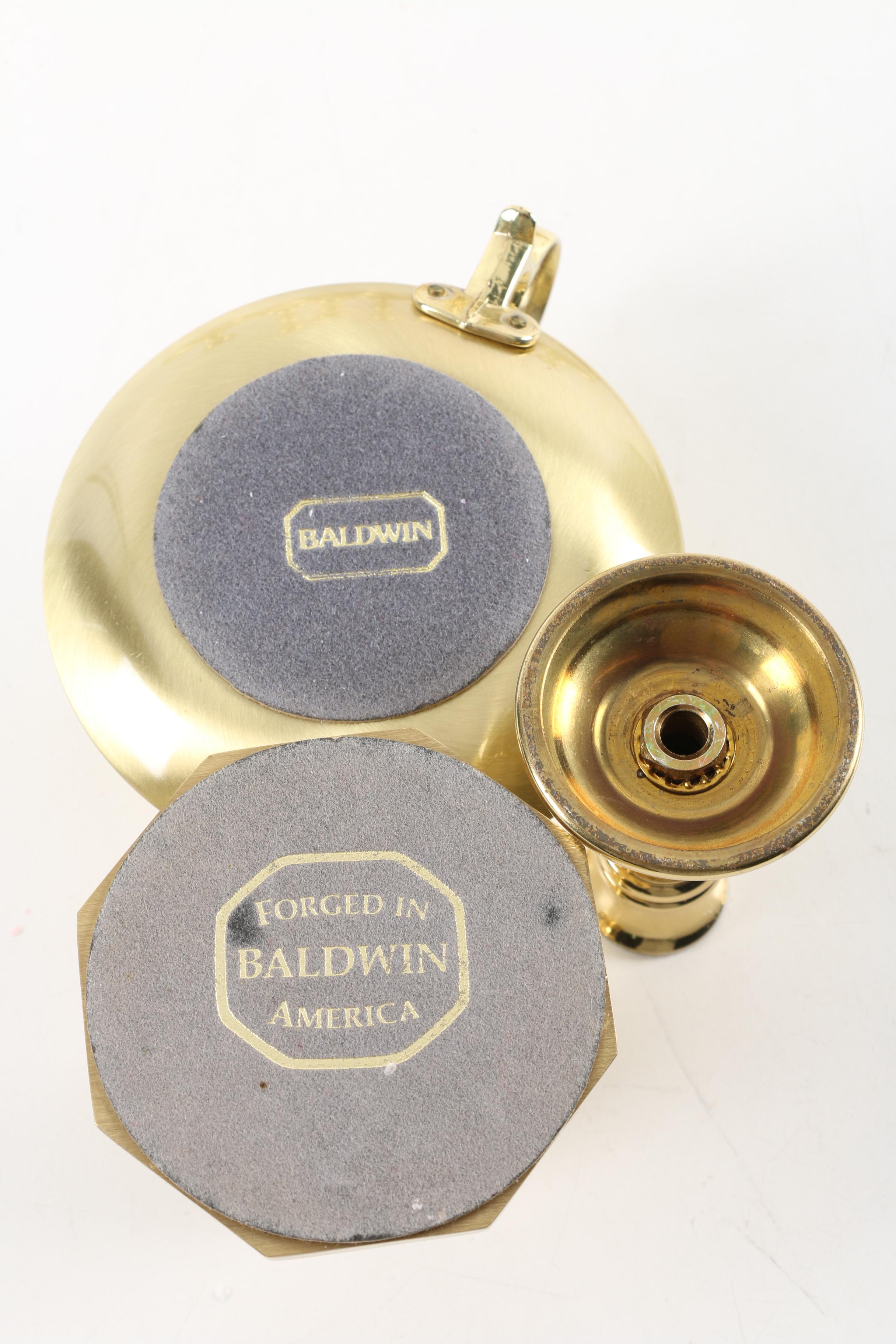 Baldwin Brass Candlesticks and Sconces