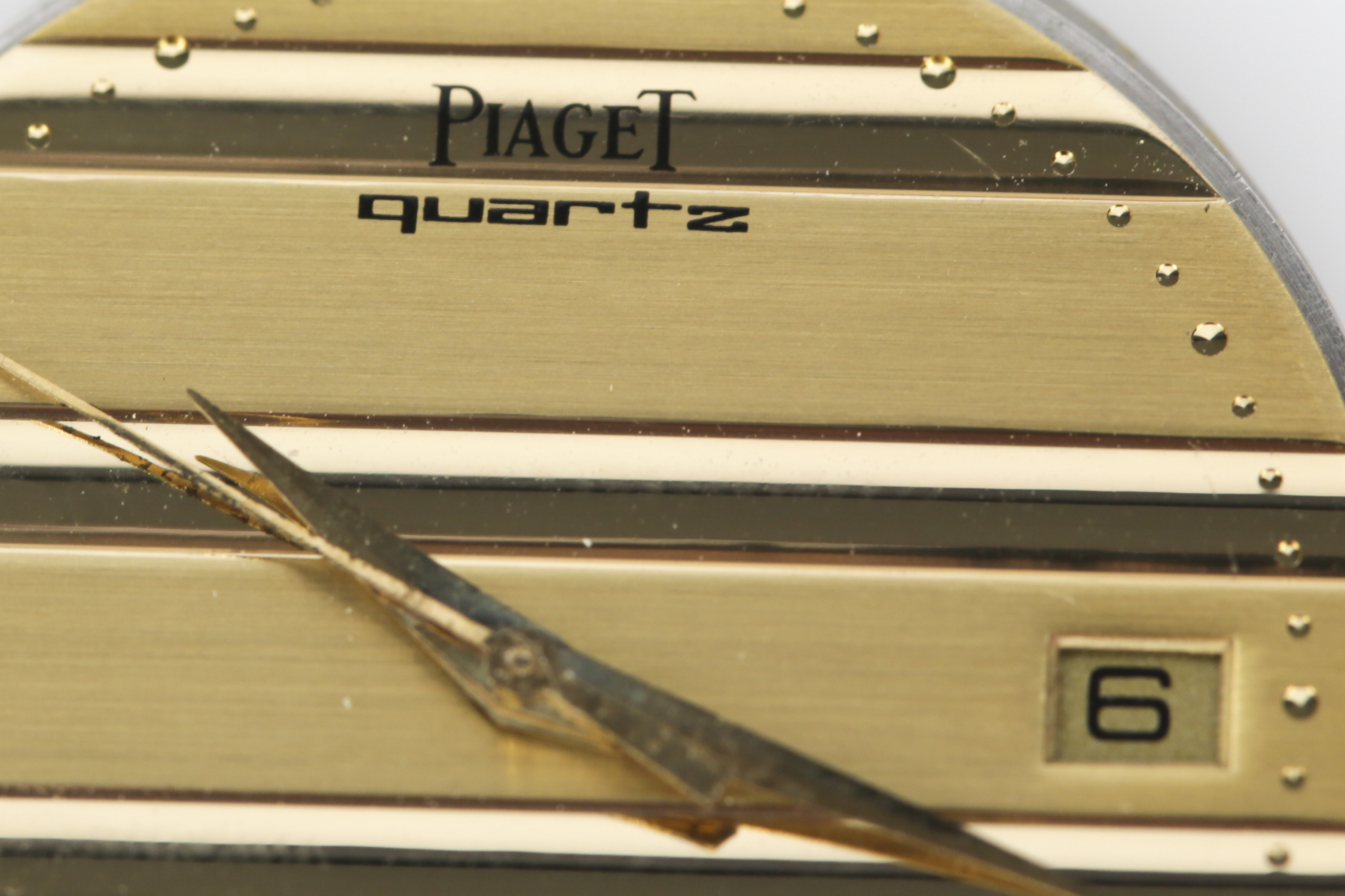 Piaget 14K Yellow Gold Polo Quartz Watch Face