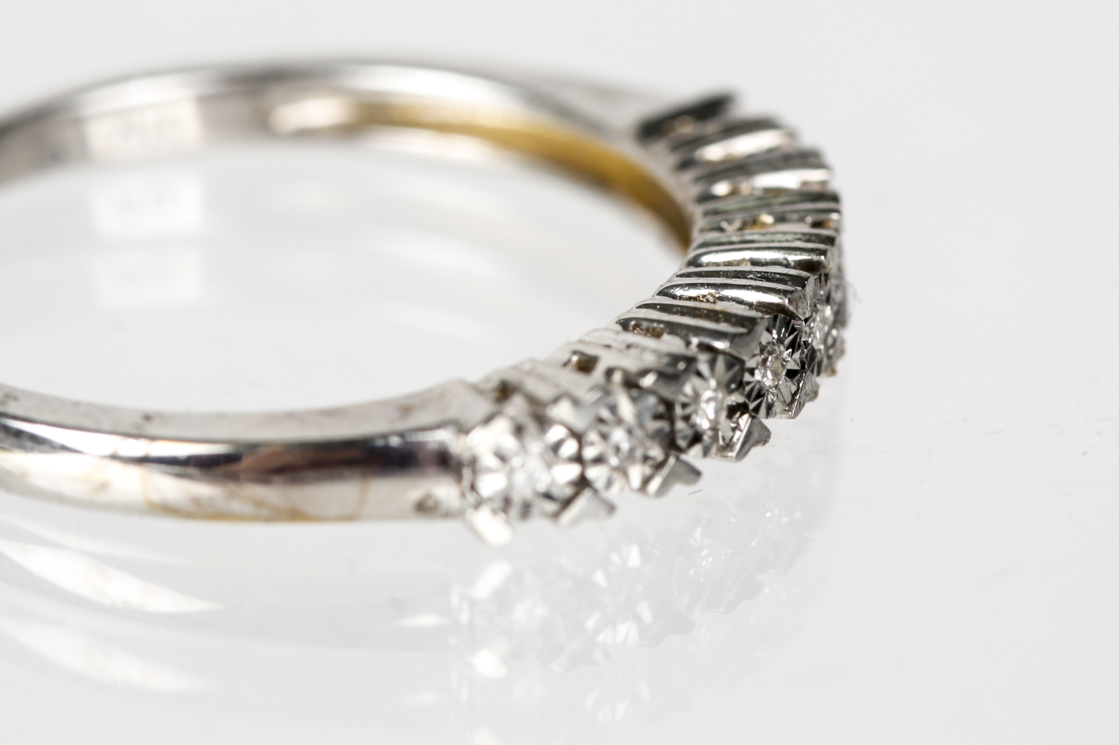 Sterling Silver Diamond Ring