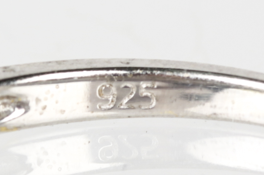 Sterling Silver Diamond Ring