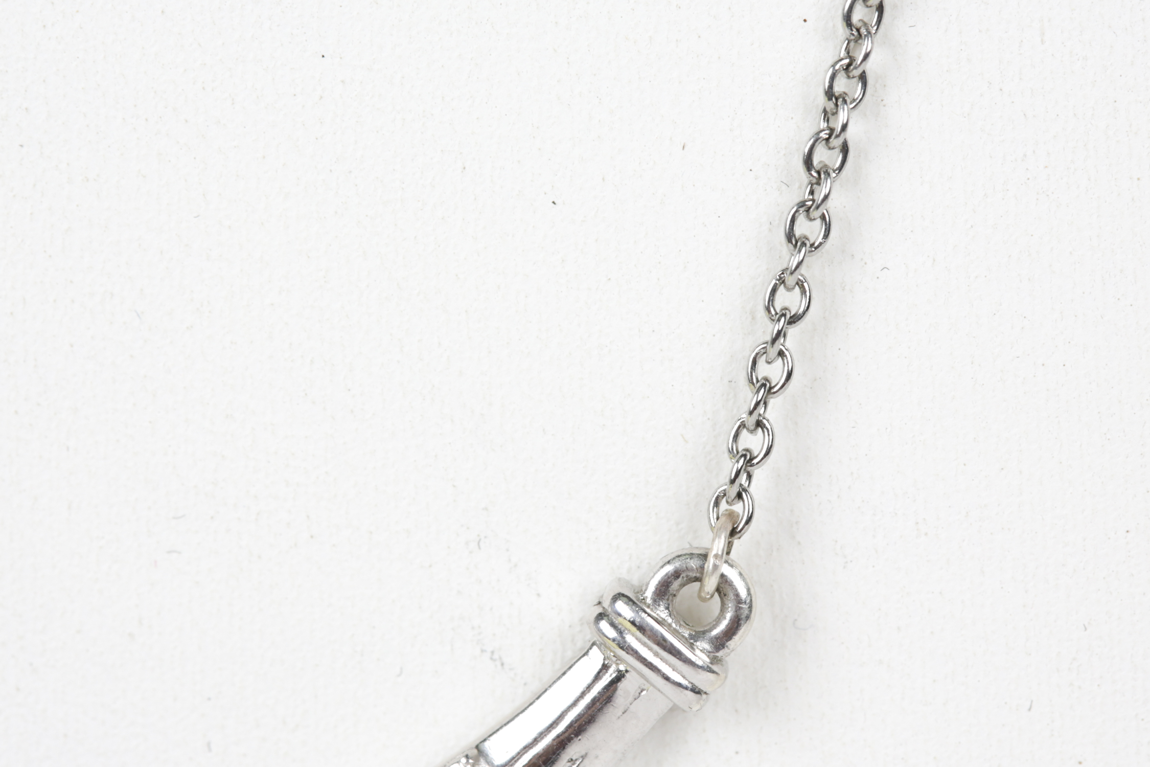Sterling Silver Diamond Necklace