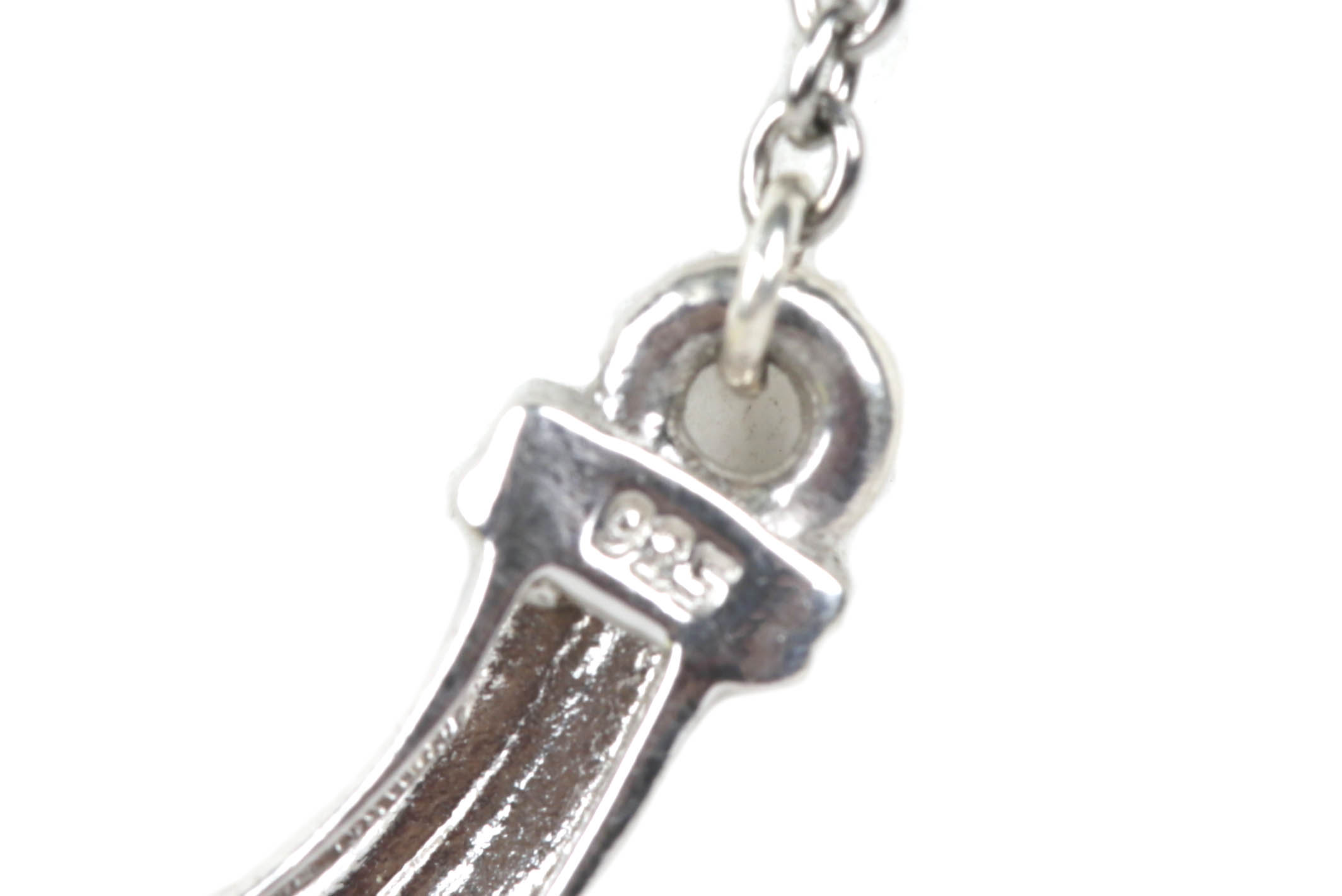 Sterling Silver Diamond Necklace