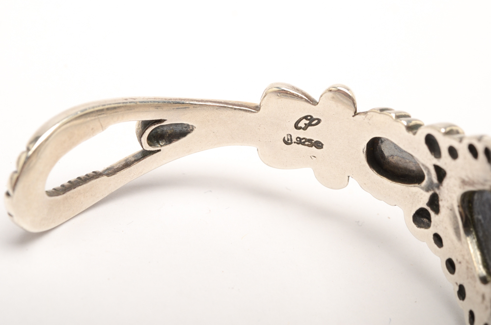 Carolyn Pollack Sterling Silver Necklace and Bracelet Set with Ring