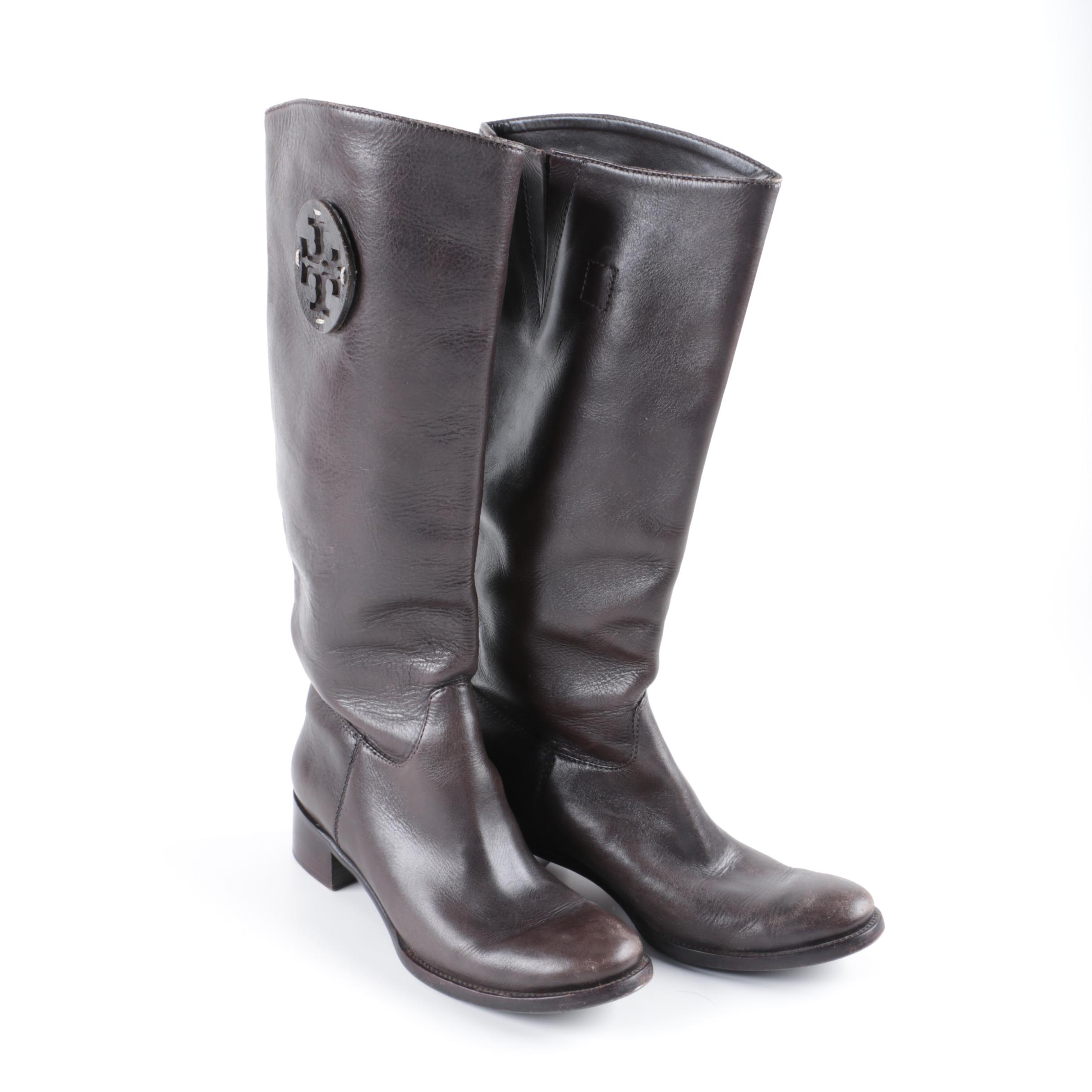 Women's Tory Burch Brown Leather Boots