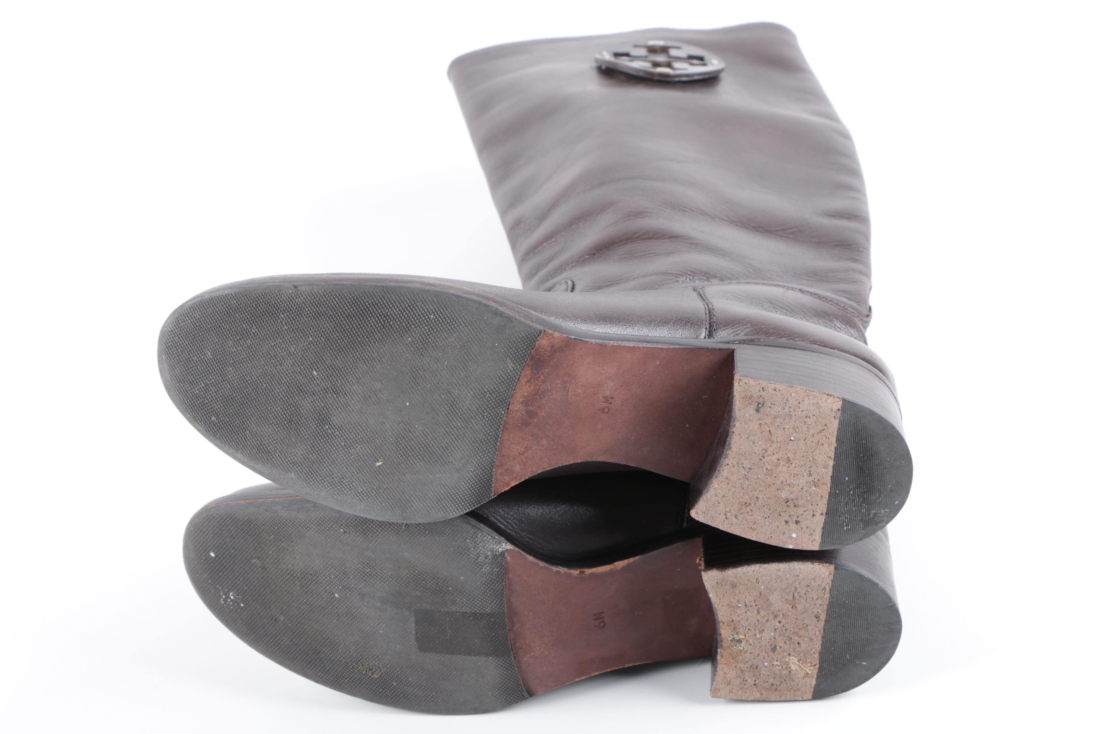 Women's Tory Burch Brown Leather Boots