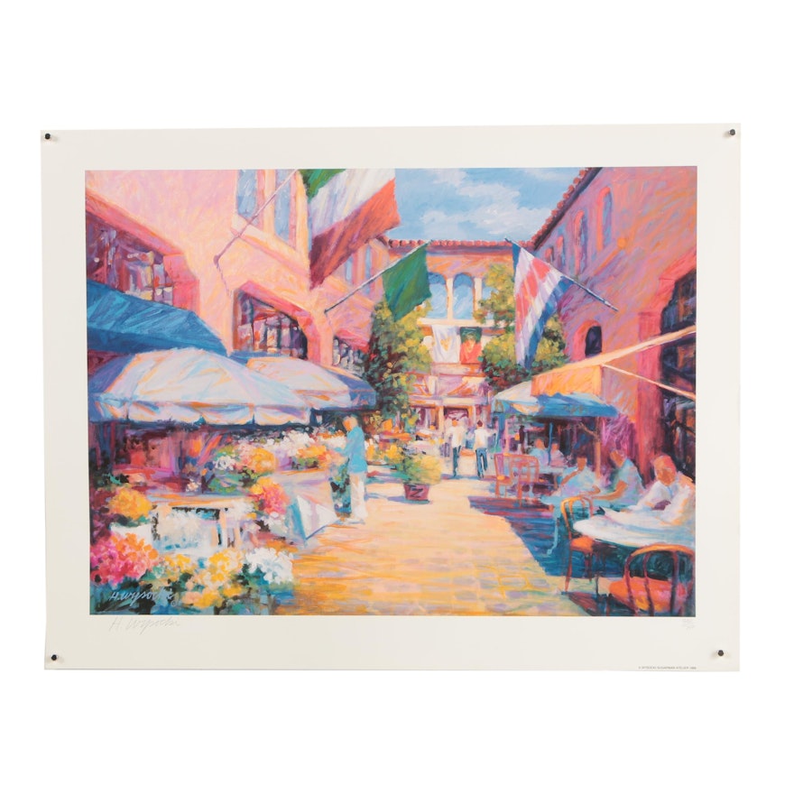 Harry Wysocki Limited Edition Offset Lithograph "El Paseo"