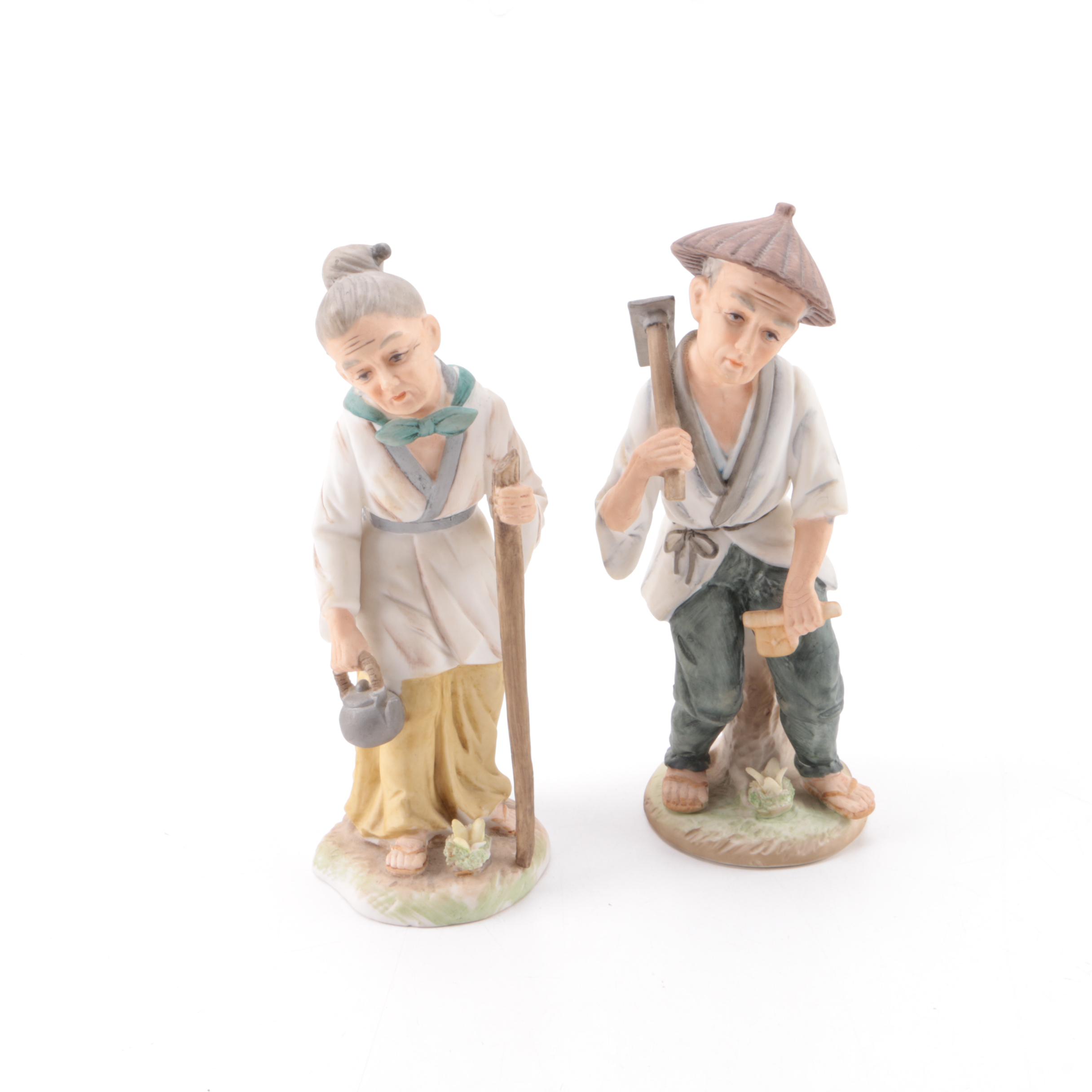 Asian Inspired Porcelain Figurines