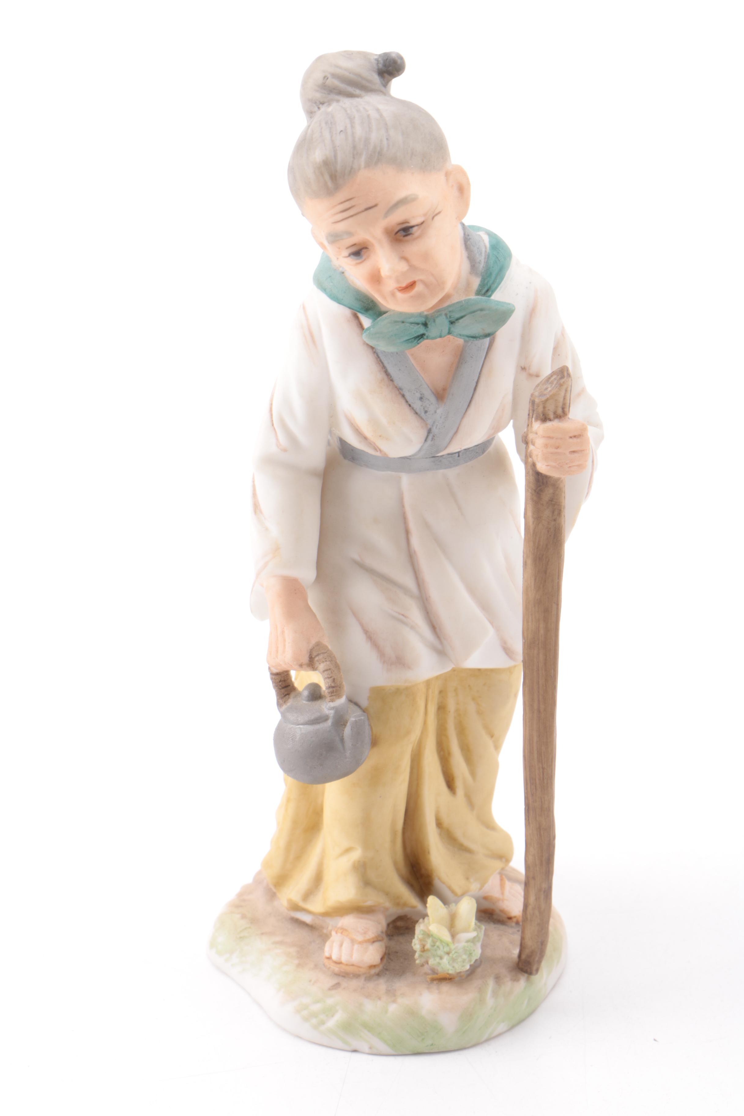 Asian Inspired Porcelain Figurines