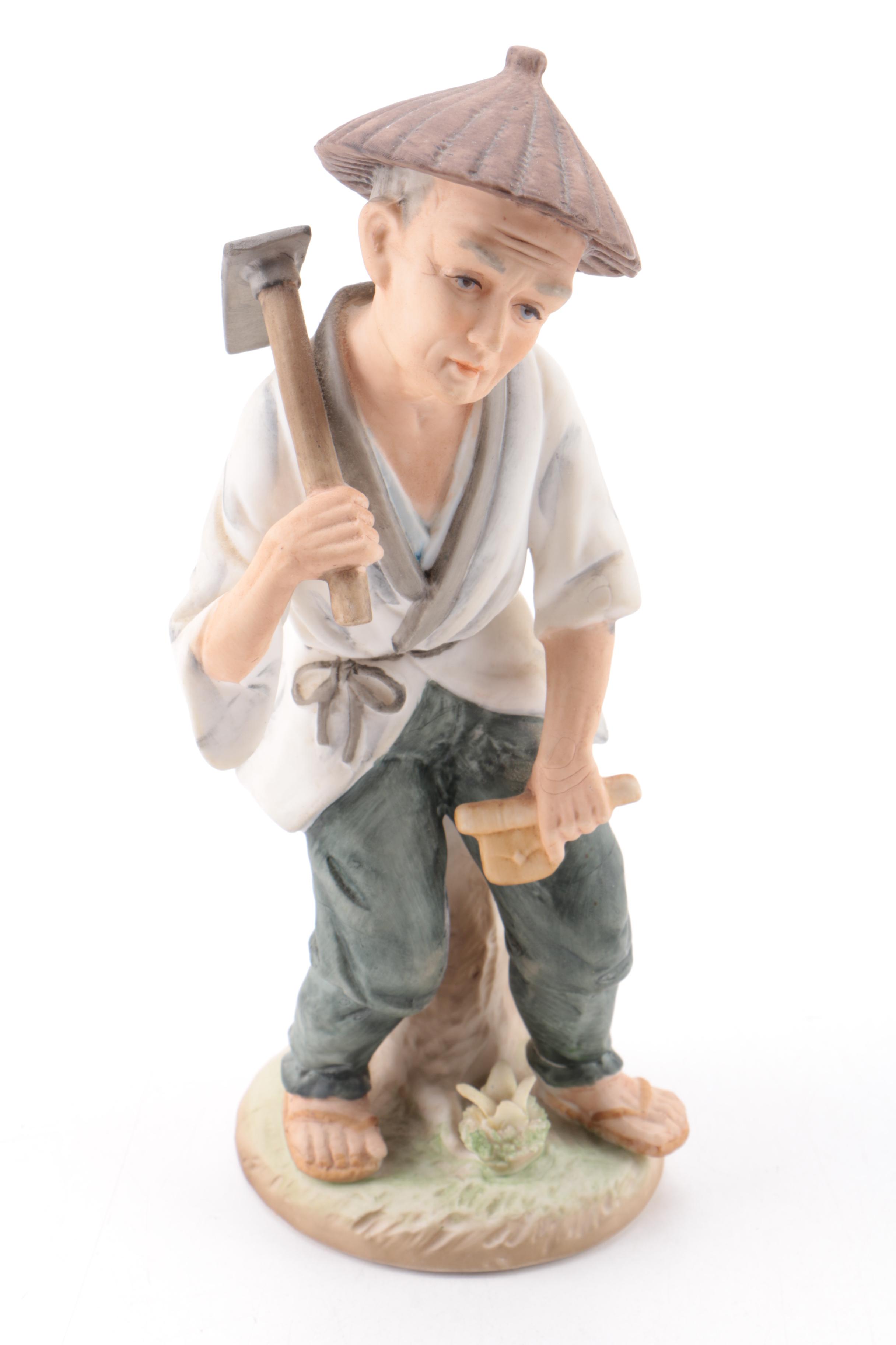 Asian Inspired Porcelain Figurines