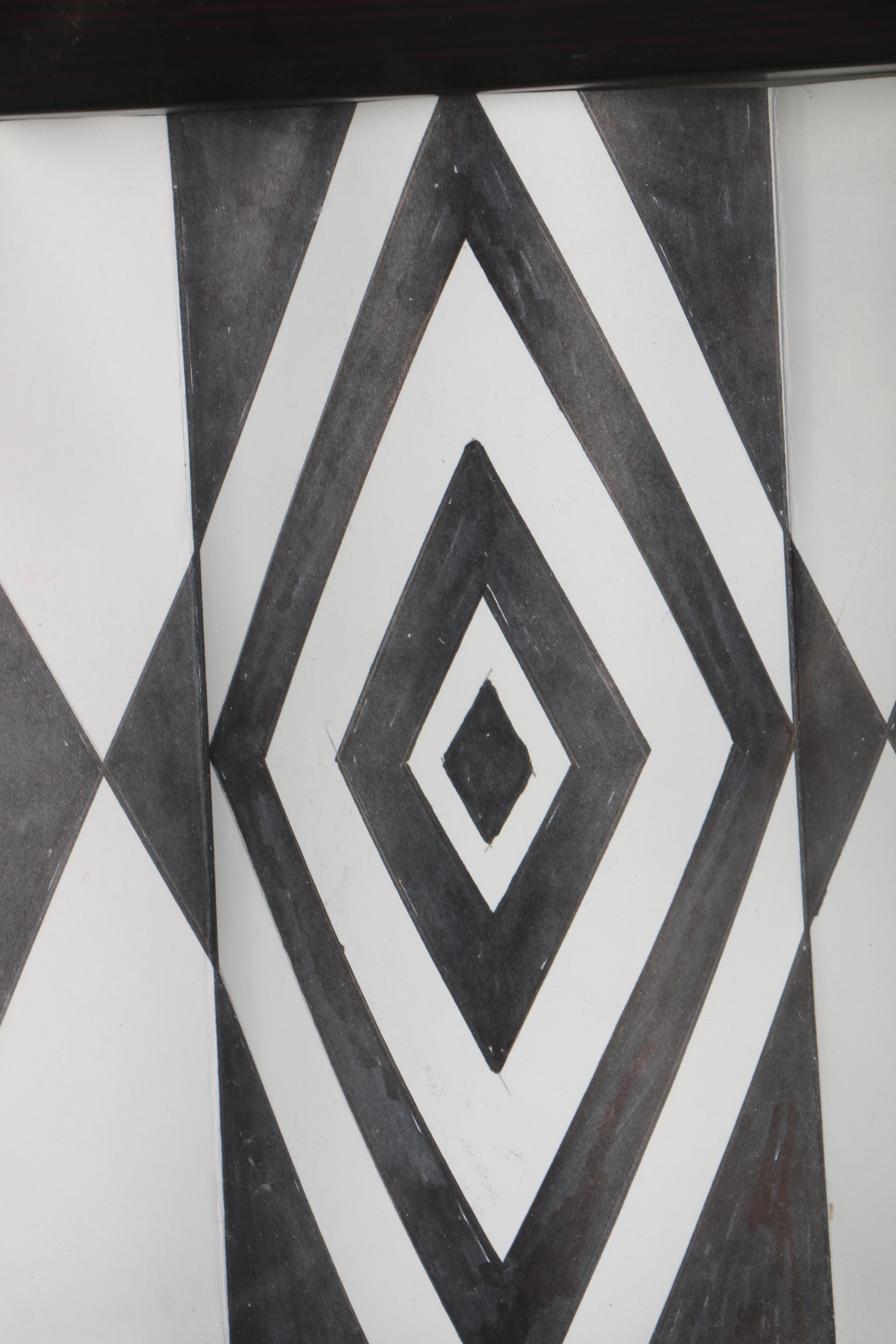 Vernon Rader Ink and Paper Collages