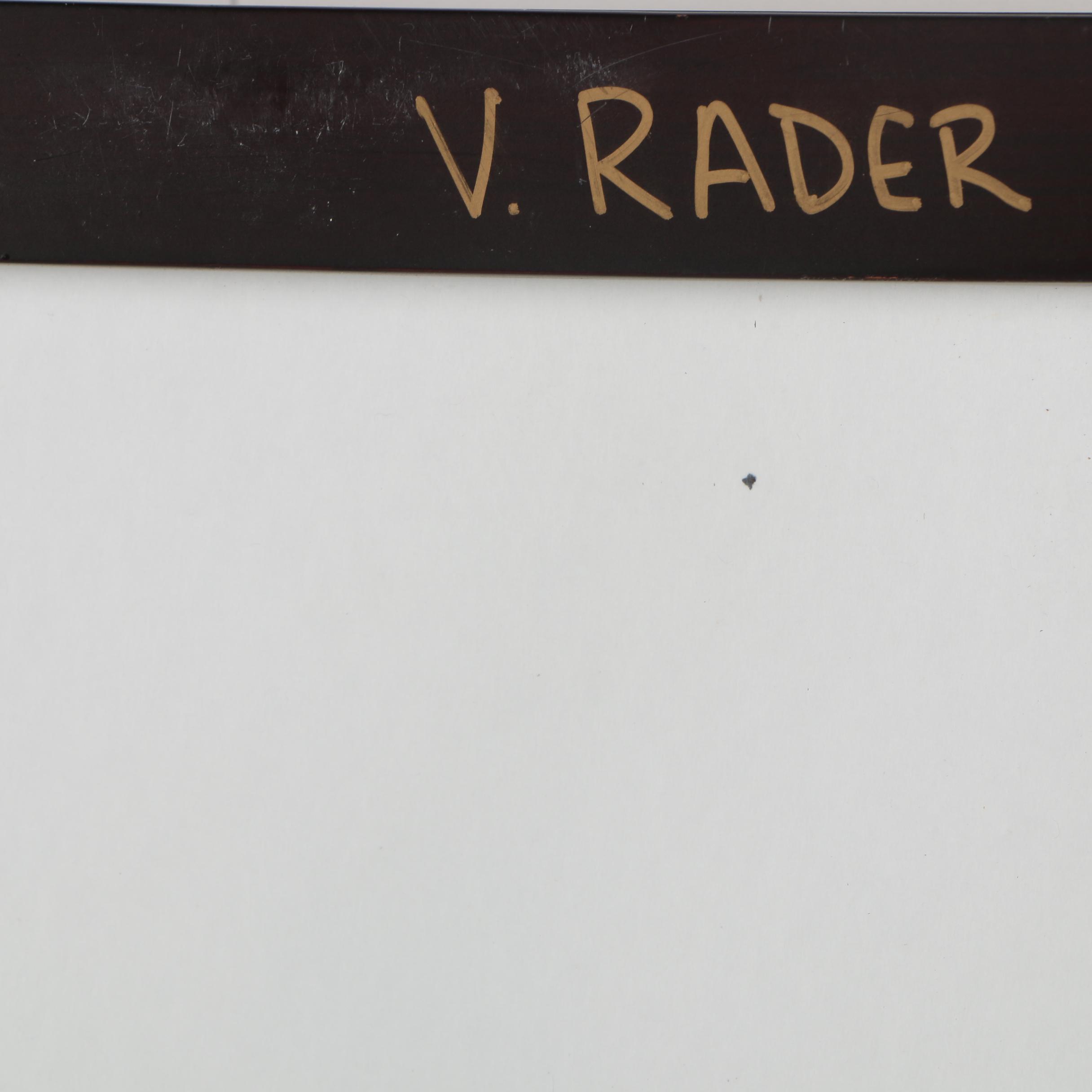 Vernon Rader Ink and Paper Collages