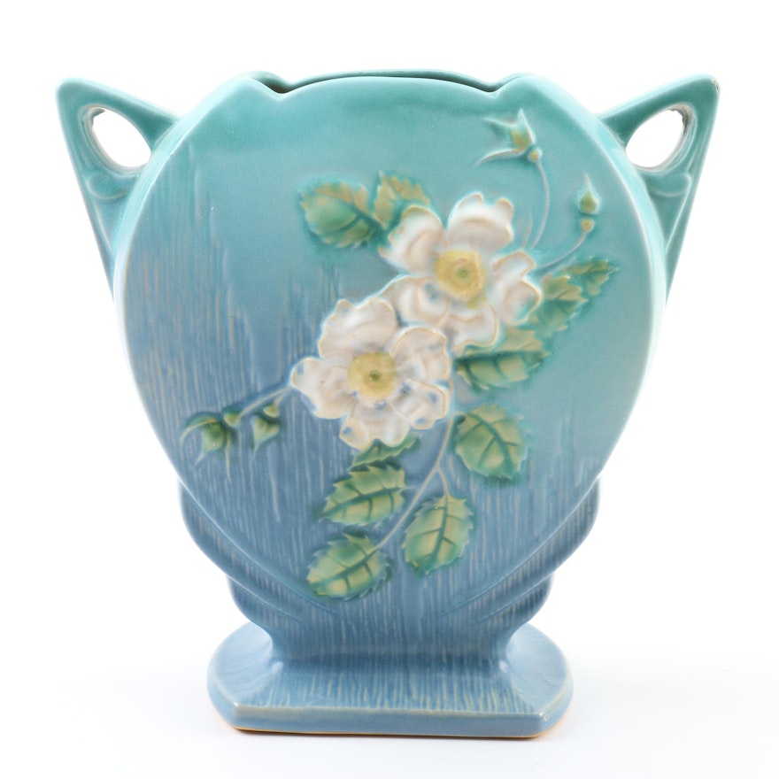 Roseville "White Rose" Vase