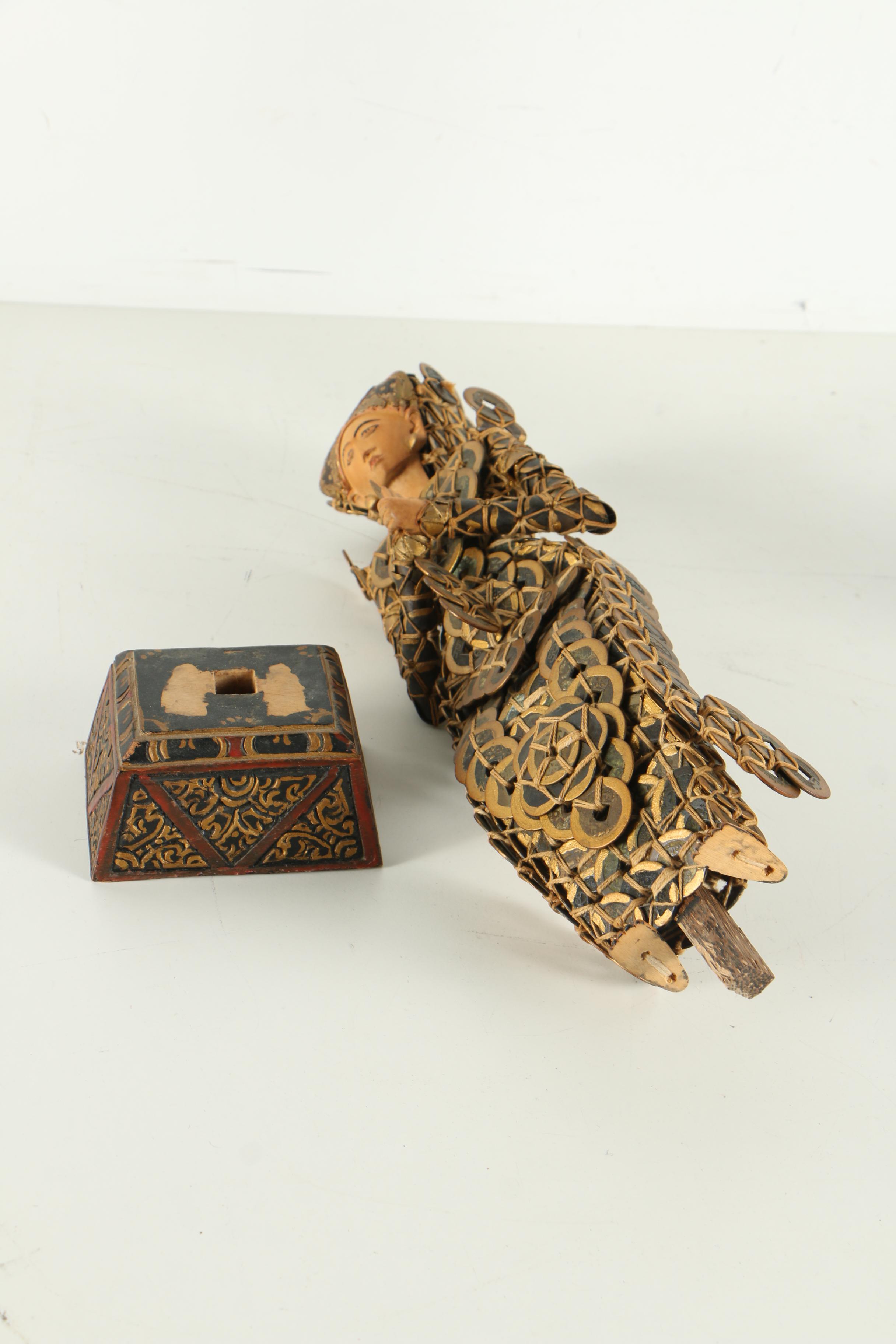 Balinese Kepeng Coin Statues