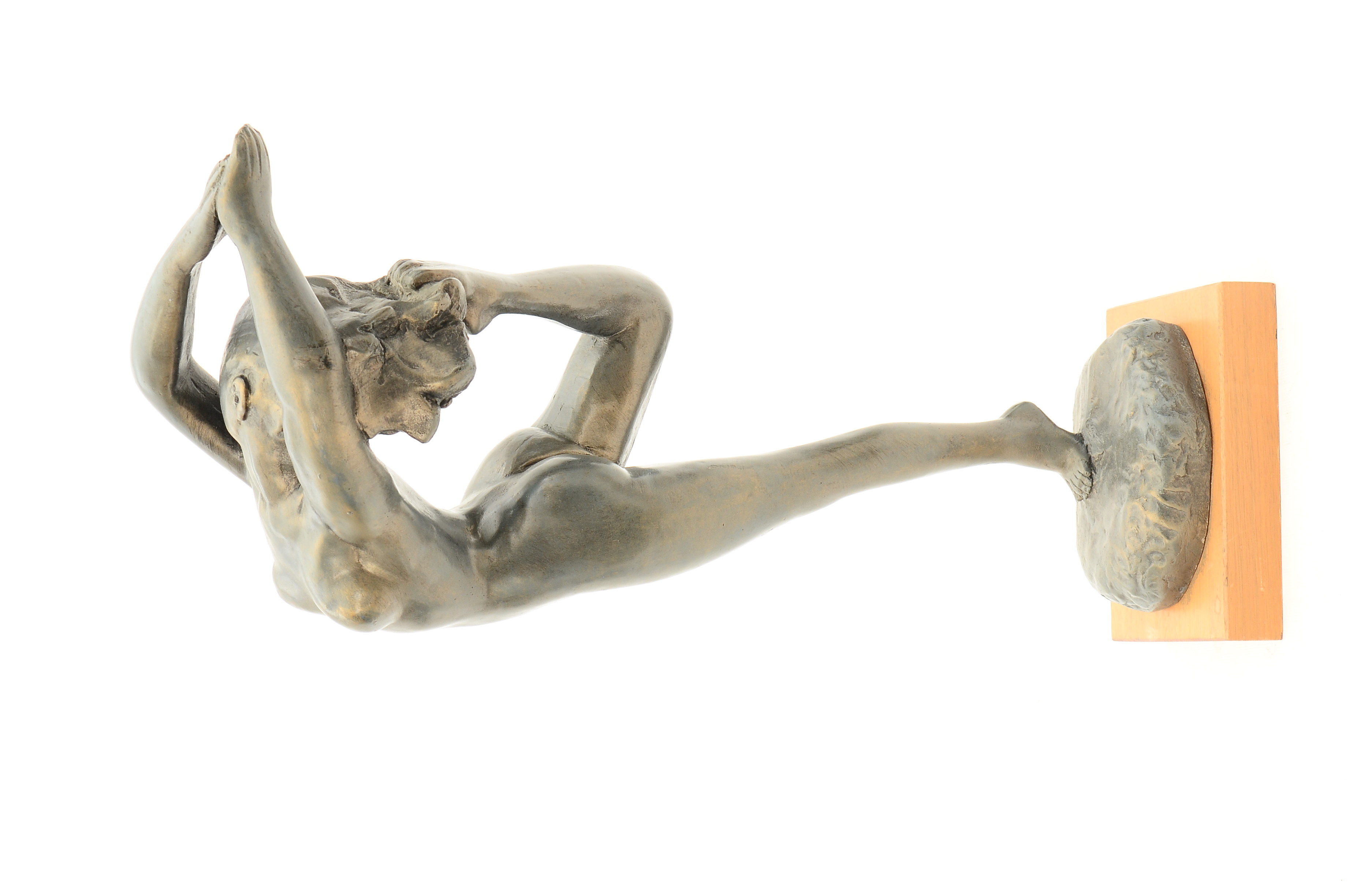 Austin Prod. Inc. Bronze Finish Nude Female Figural Statue