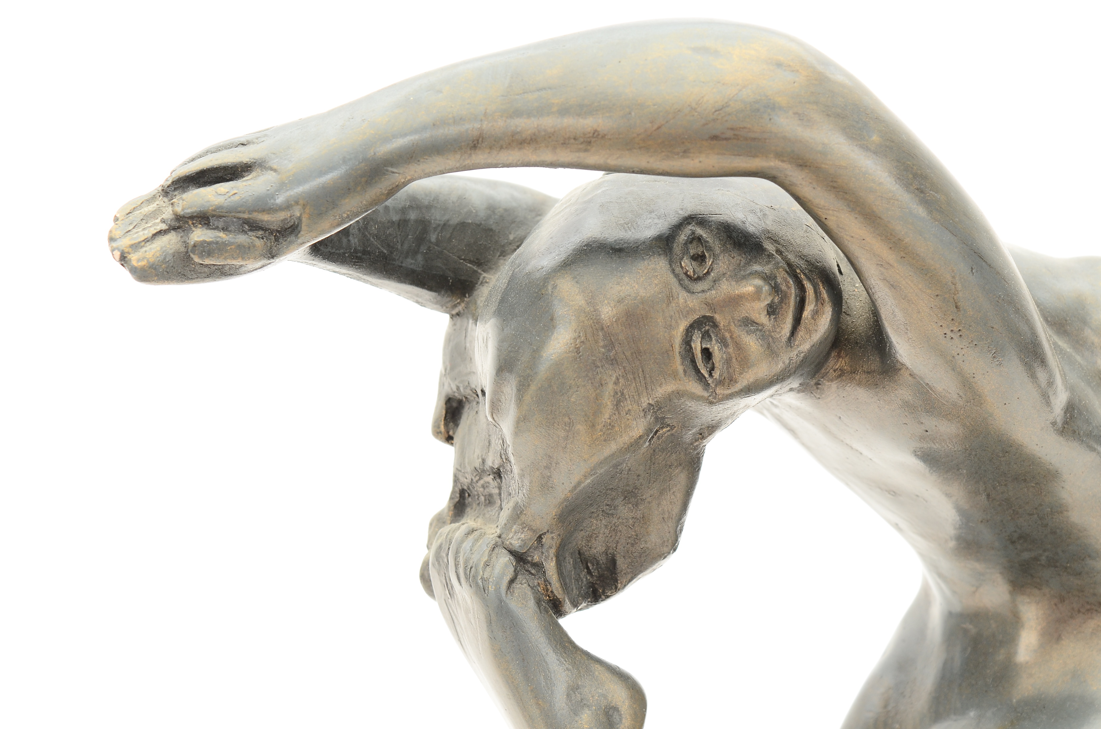 Austin Prod. Inc. Bronze Finish Nude Female Figural Statue