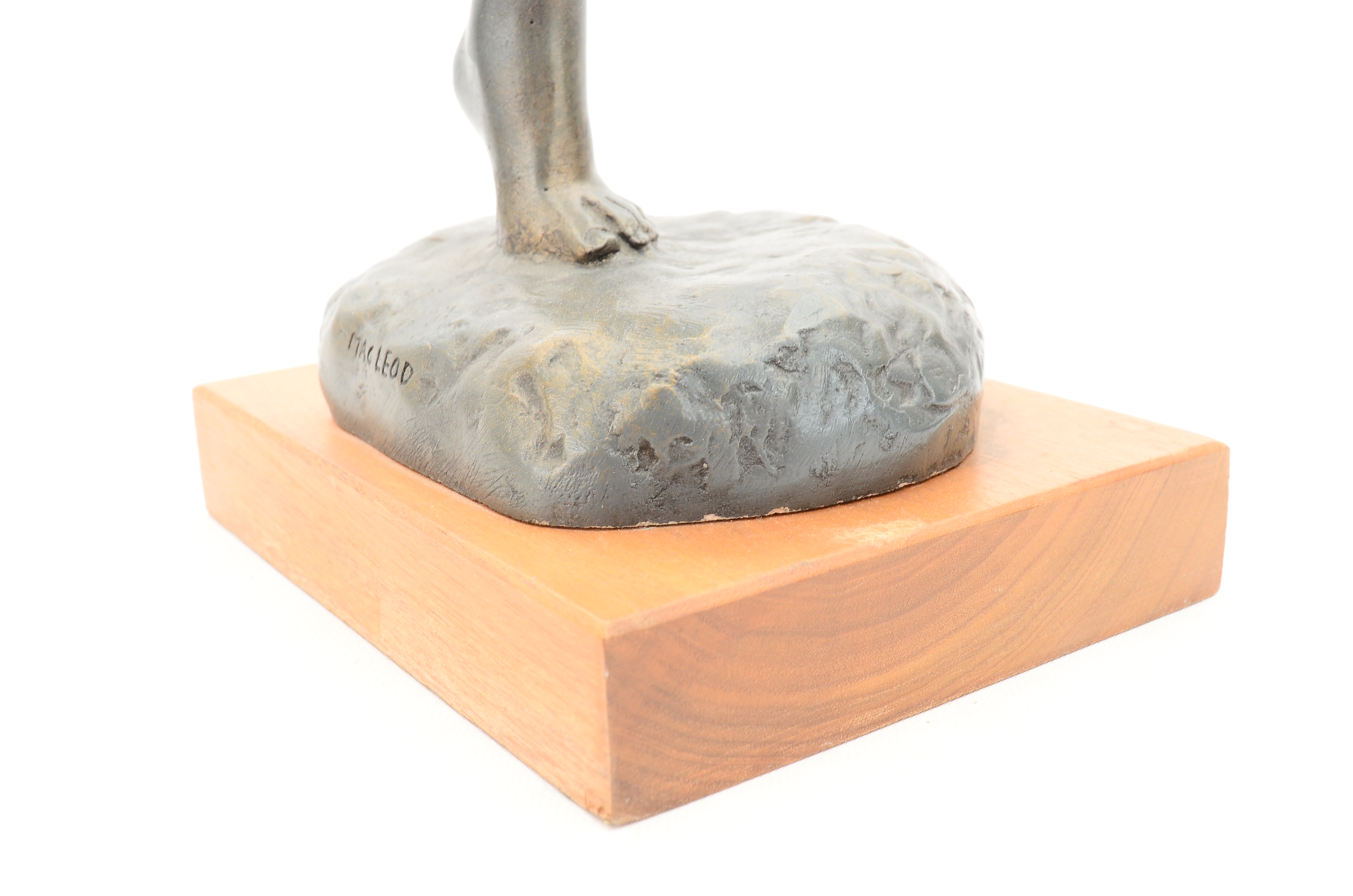 Austin Prod. Inc. Bronze Finish Nude Female Figural Statue