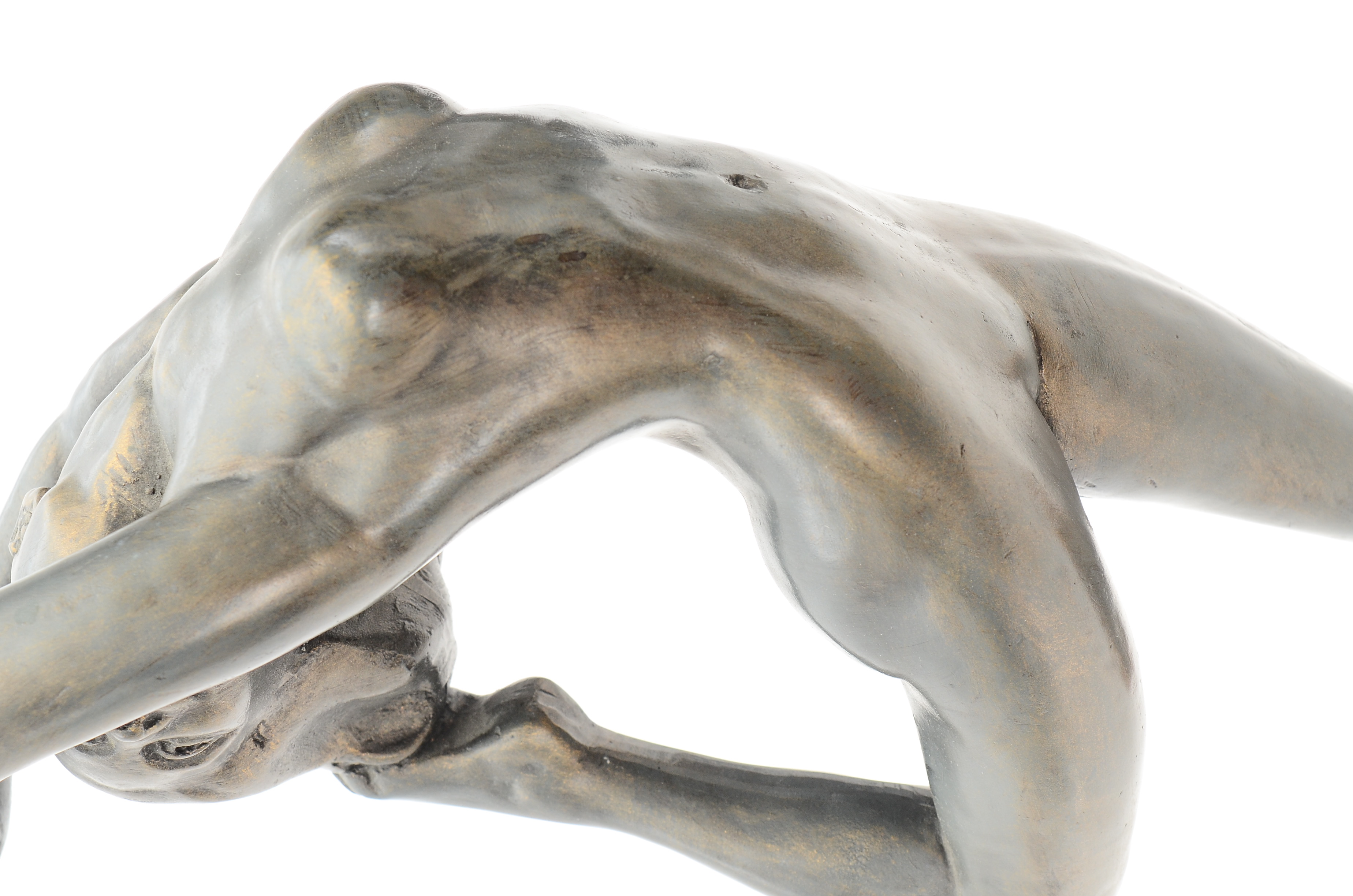 Austin Prod. Inc. Bronze Finish Nude Female Figural Statue