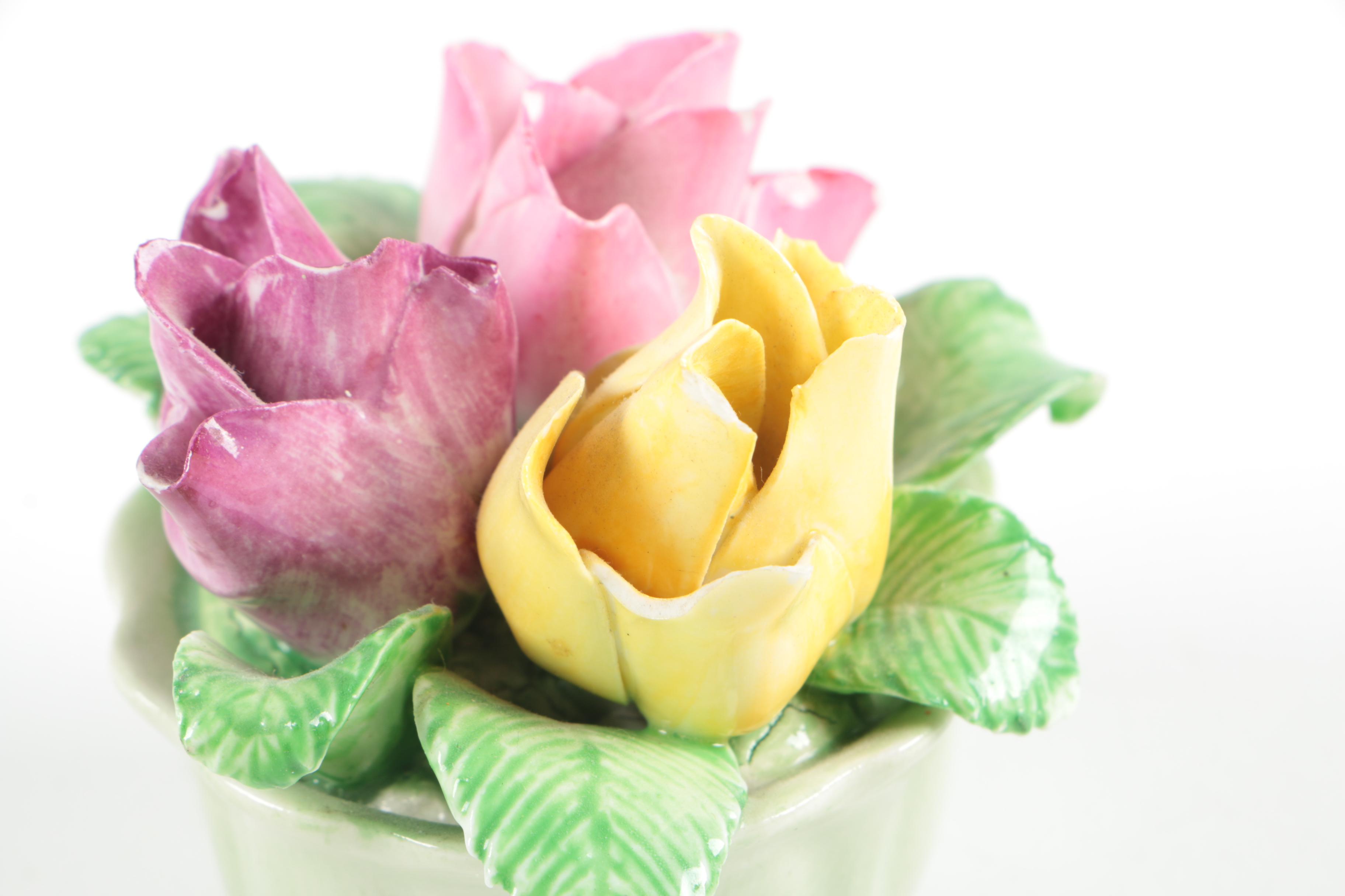 Coalport Bone China Flower Figurine