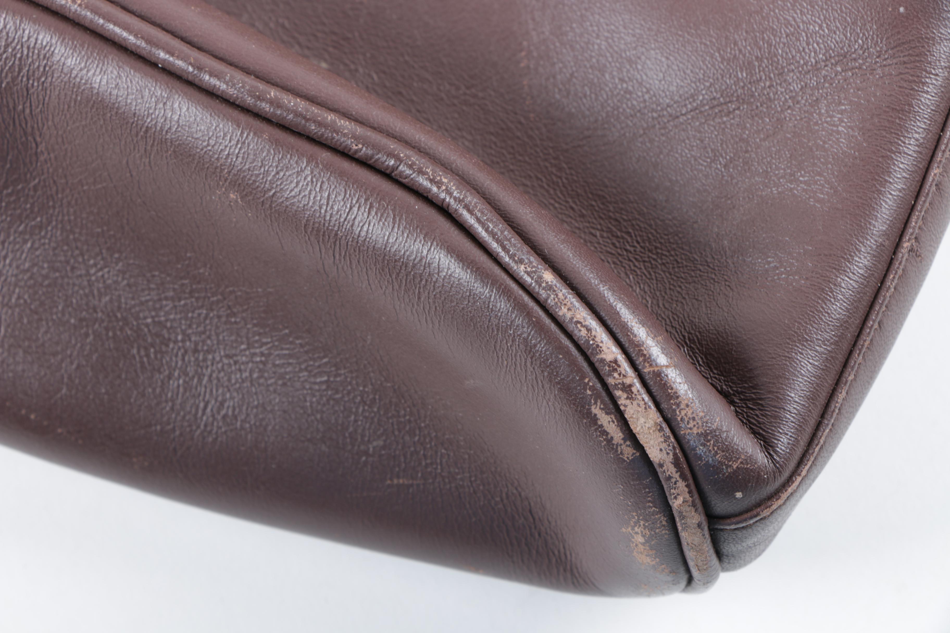 Coach Whitney Brown Leather Bucket Bag and Soho Brown Leather Slim Duffel